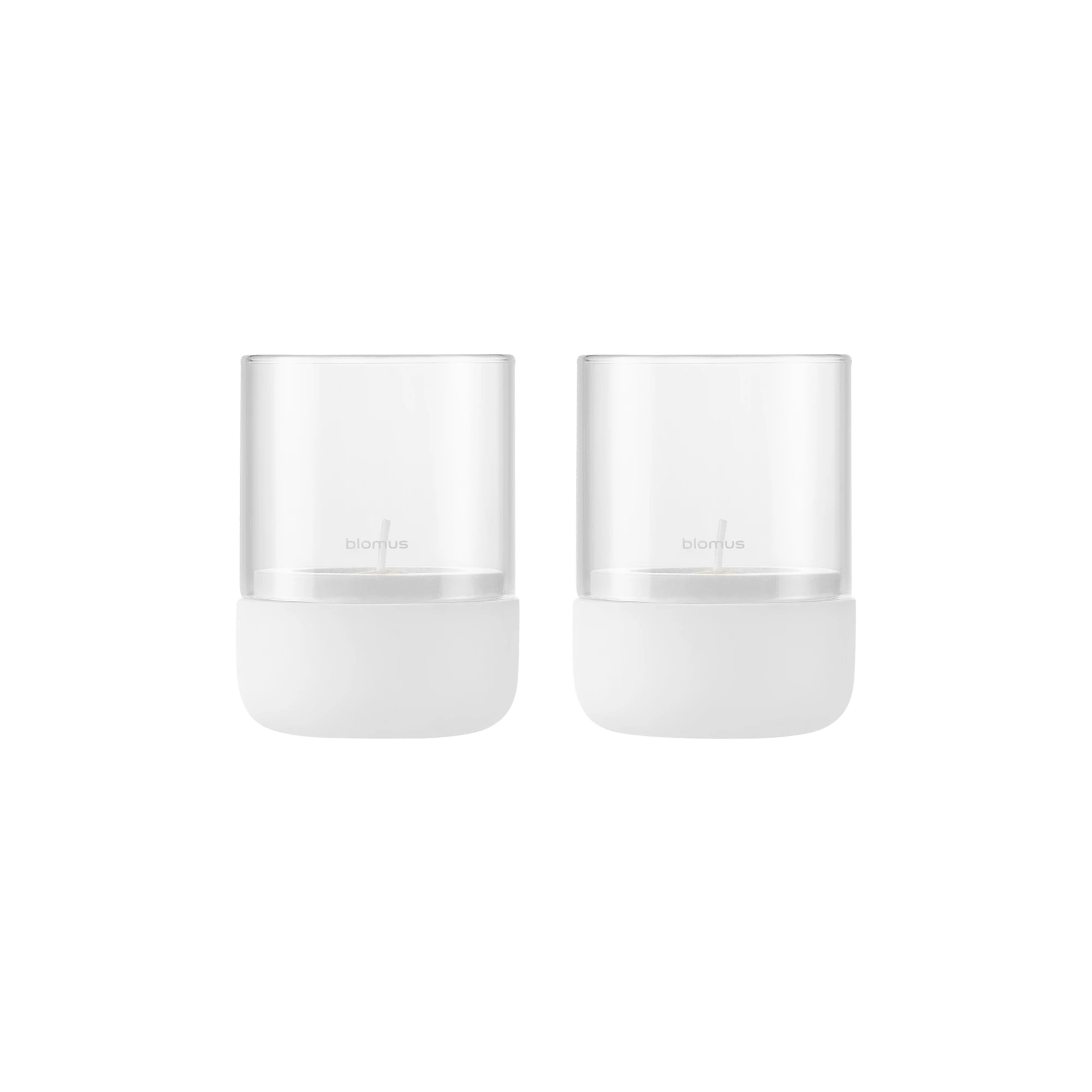 Windlicht Calma 2-teilig Lily White