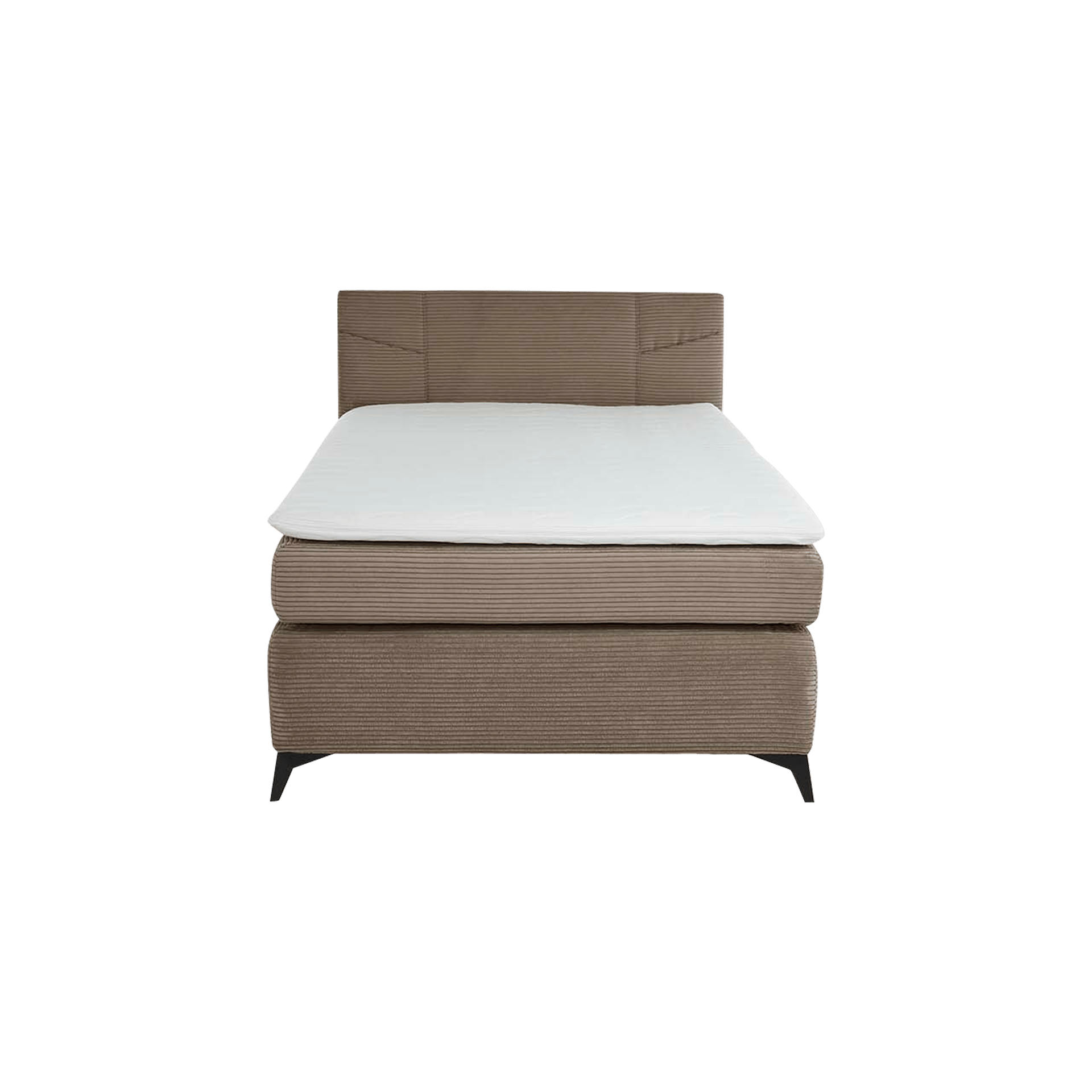 Boxspringbett Jodie Braun 120x200 cm