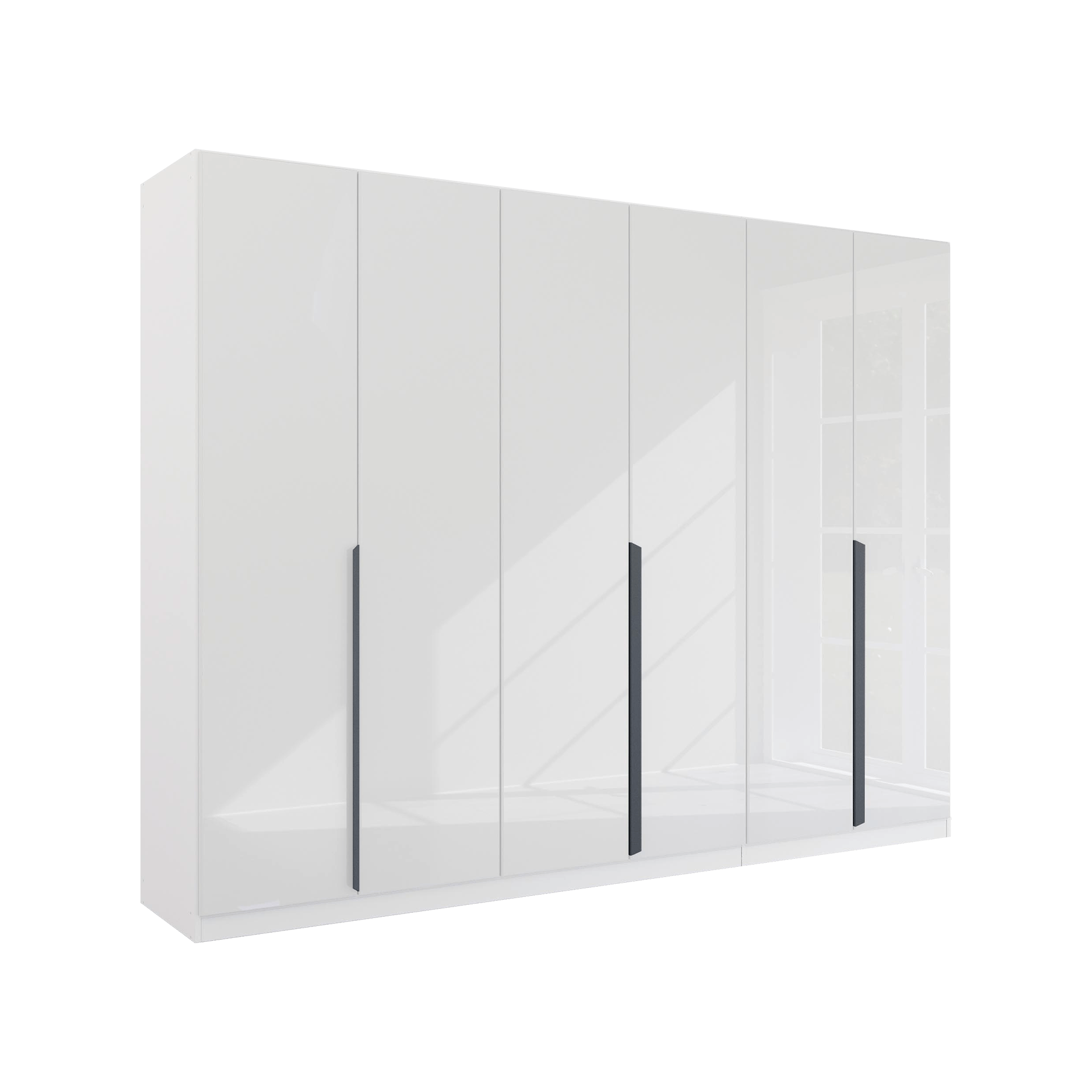 Drehtürenschrank Mood 6-türig Grau 54*271*210