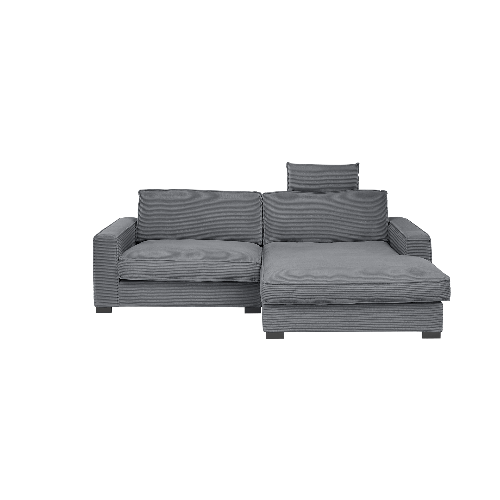 Ecksofa Happy Anthrazit