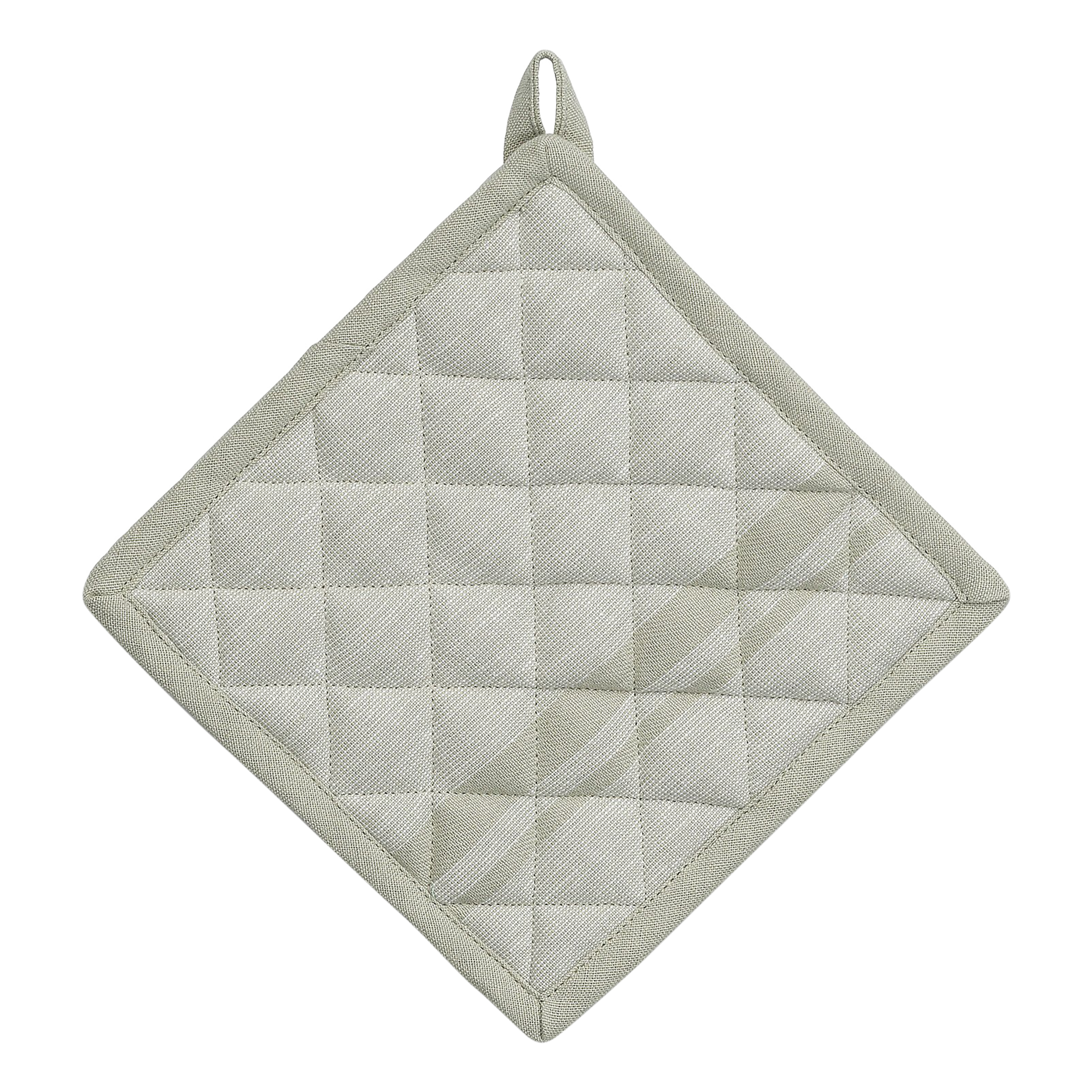 Topflappen Tia Rauchgrün 20x20 Topflappen Tia Rauchgrün 20x20