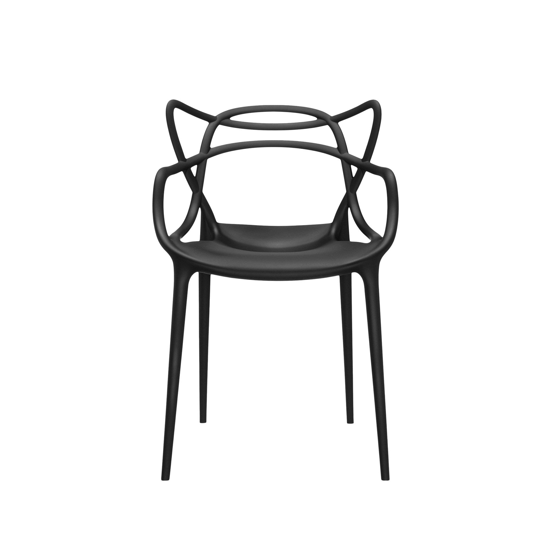 Kartell® Armlehnstuhl Masters Schwarz