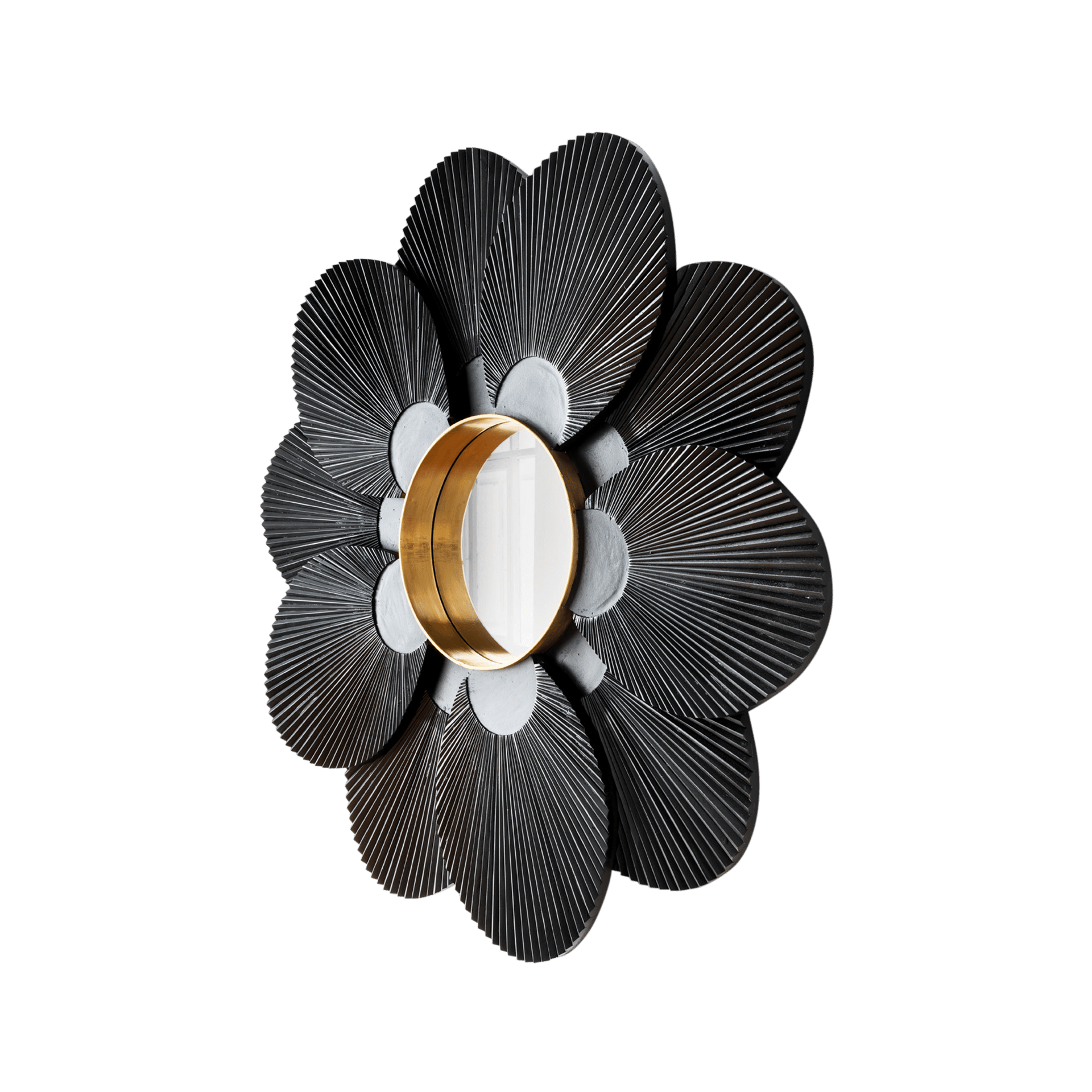 Spiegel Flowerpower Schwarz 122*7*122 Spiegel Flowerpower Schwarz 122*7*122