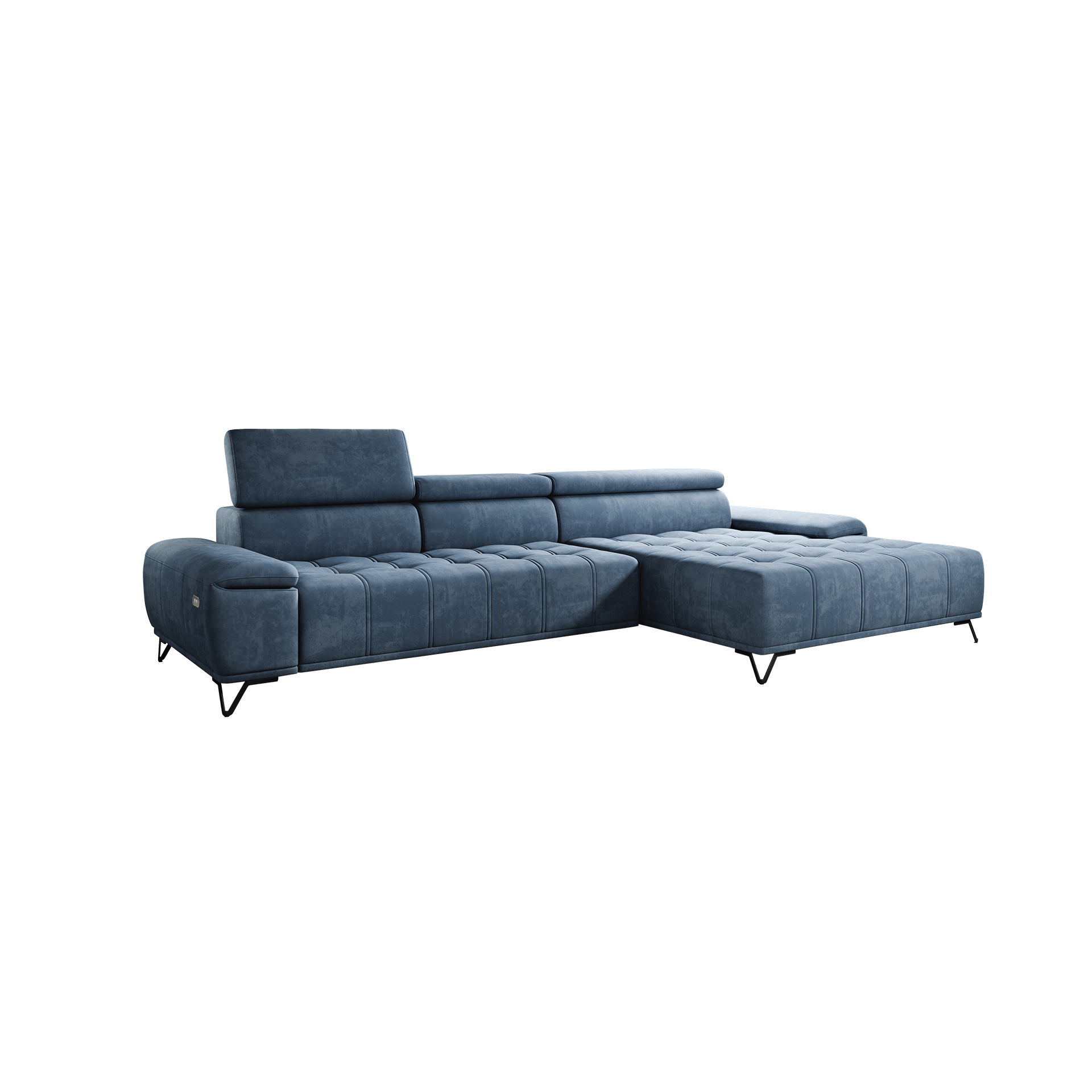 Inovationi Ecksofa Patella Mini Blau Inovationi Ecksofa Patella Mini Blau