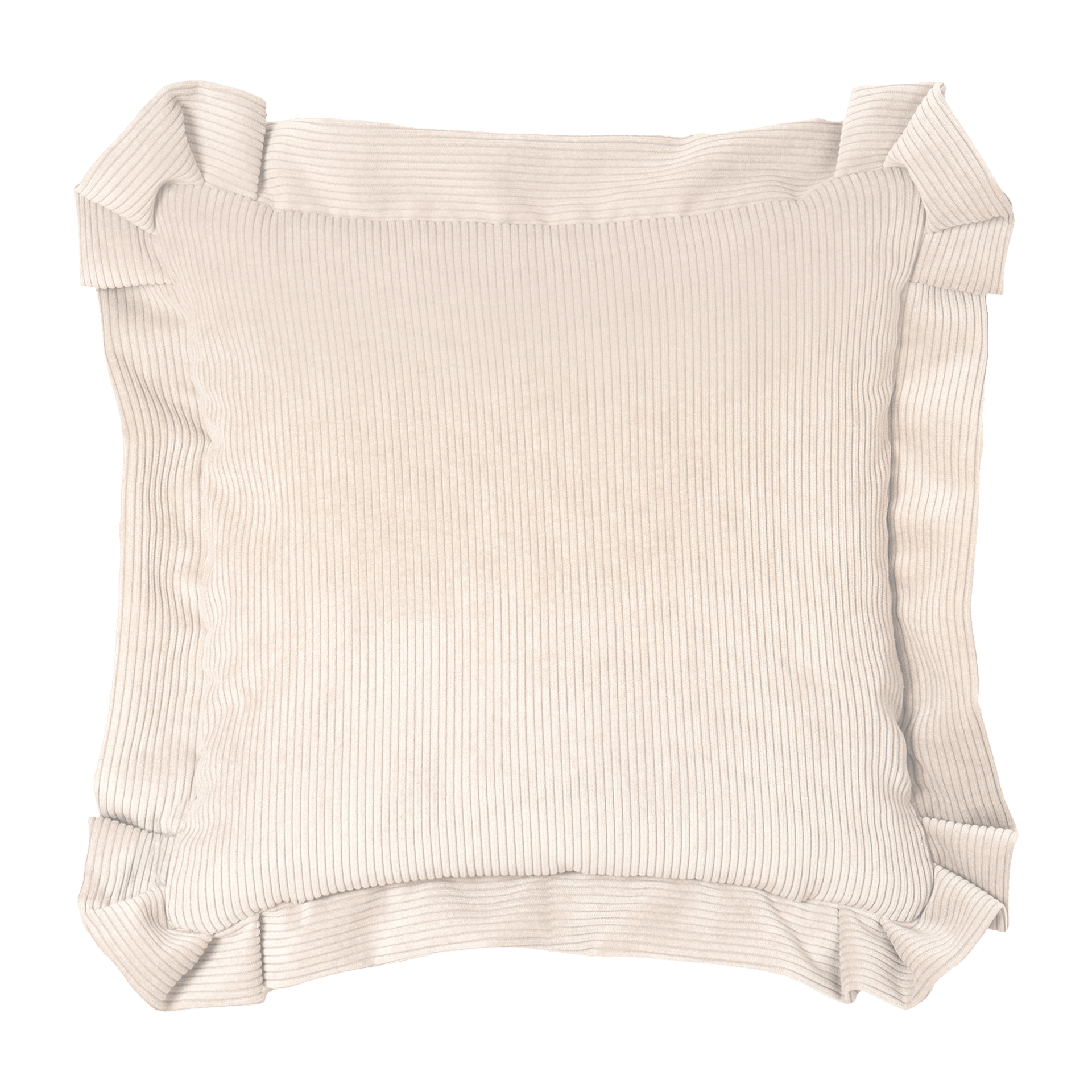 Kissenhülle Casually White 45x45cm