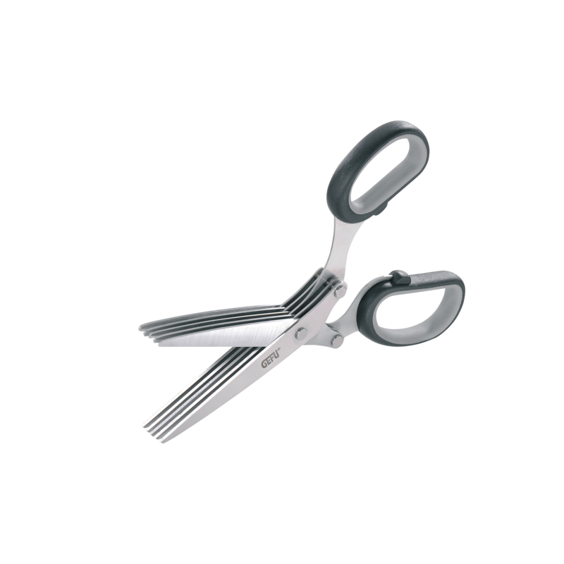 Gefu Kräuterschere Cutare Schwarz-Silber