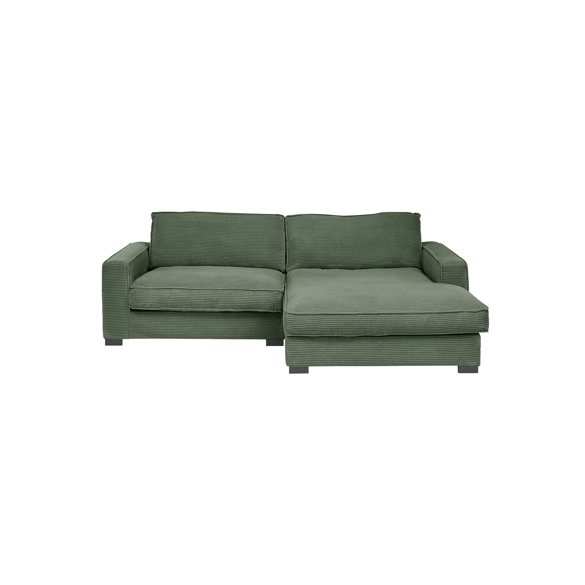Ecksofa Happy Dunkelgrün
