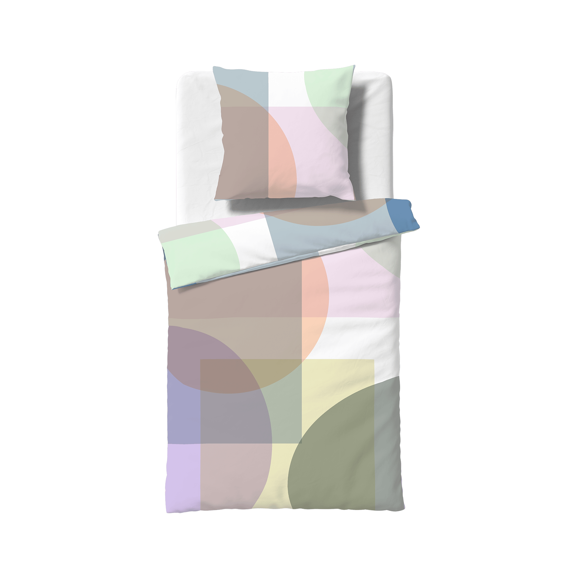 Satin Bettwäsche Bed Art S Multicolor 135x200cm Satin Bettwäsche Bed Art S Multicolor 135x200cm