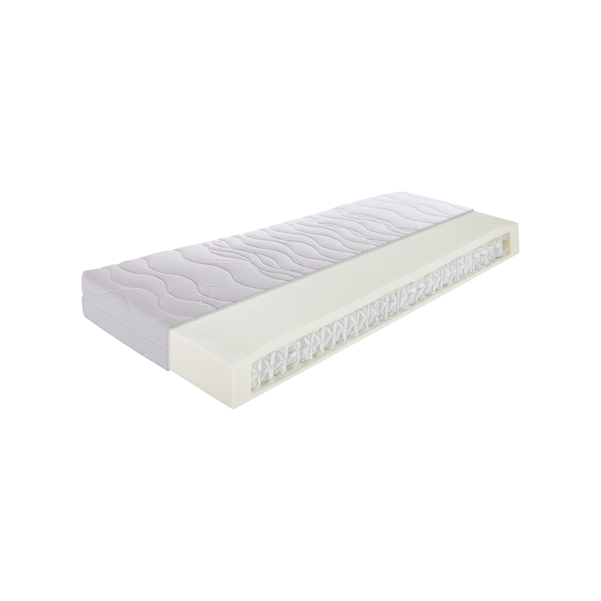 Moonline Taschenfederkernmatratze Easy TFK 100x200 cm Matratze H2 - mittelfest, bis ca. 80 kg Moonline Taschenfederkernmatratze Easy TFK 100x200 cm Matratze H2 - mittelfest, bis ca. 80 kg