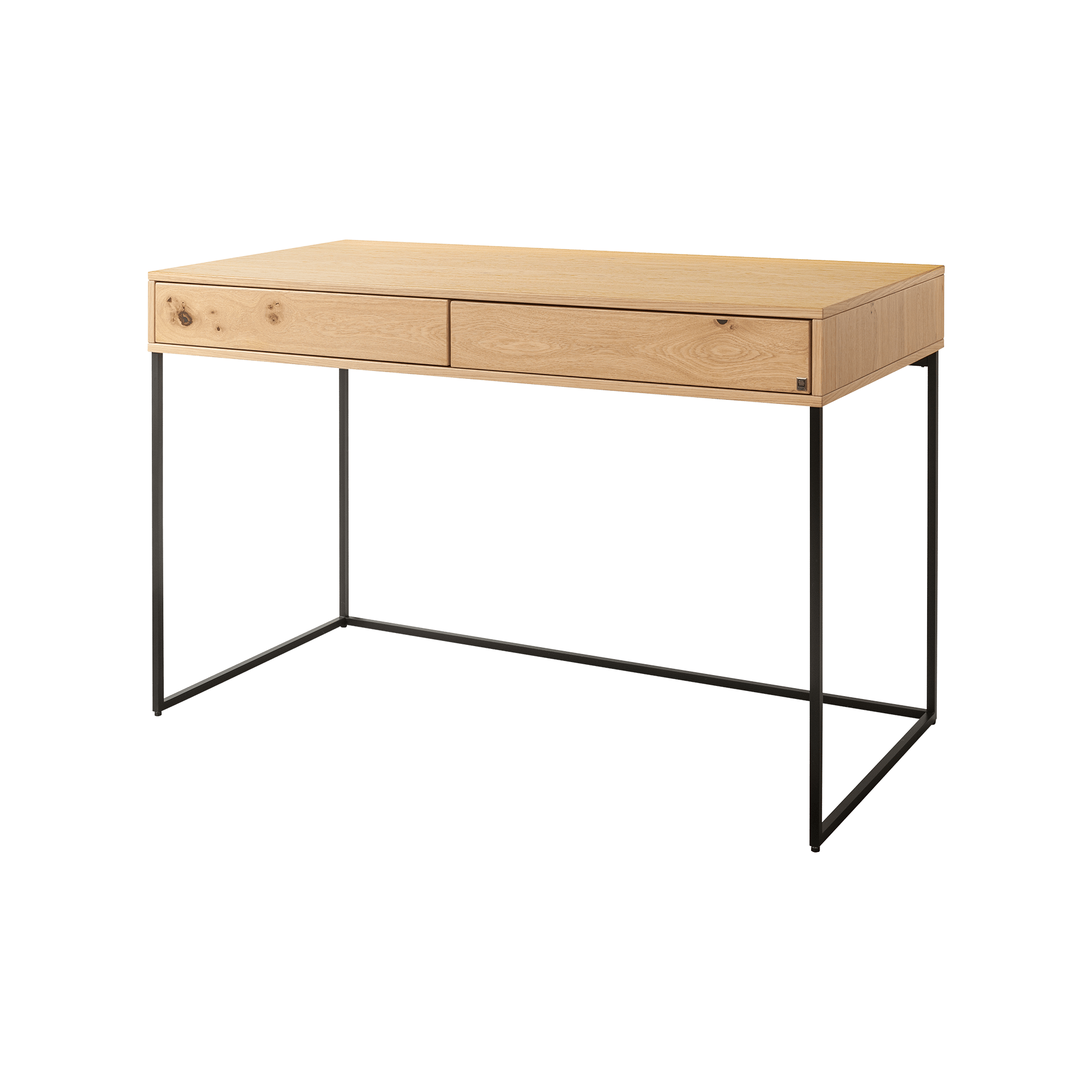 Musterring Kommode Kara-Frame Gestell Schwarz, Platte Asteiche
