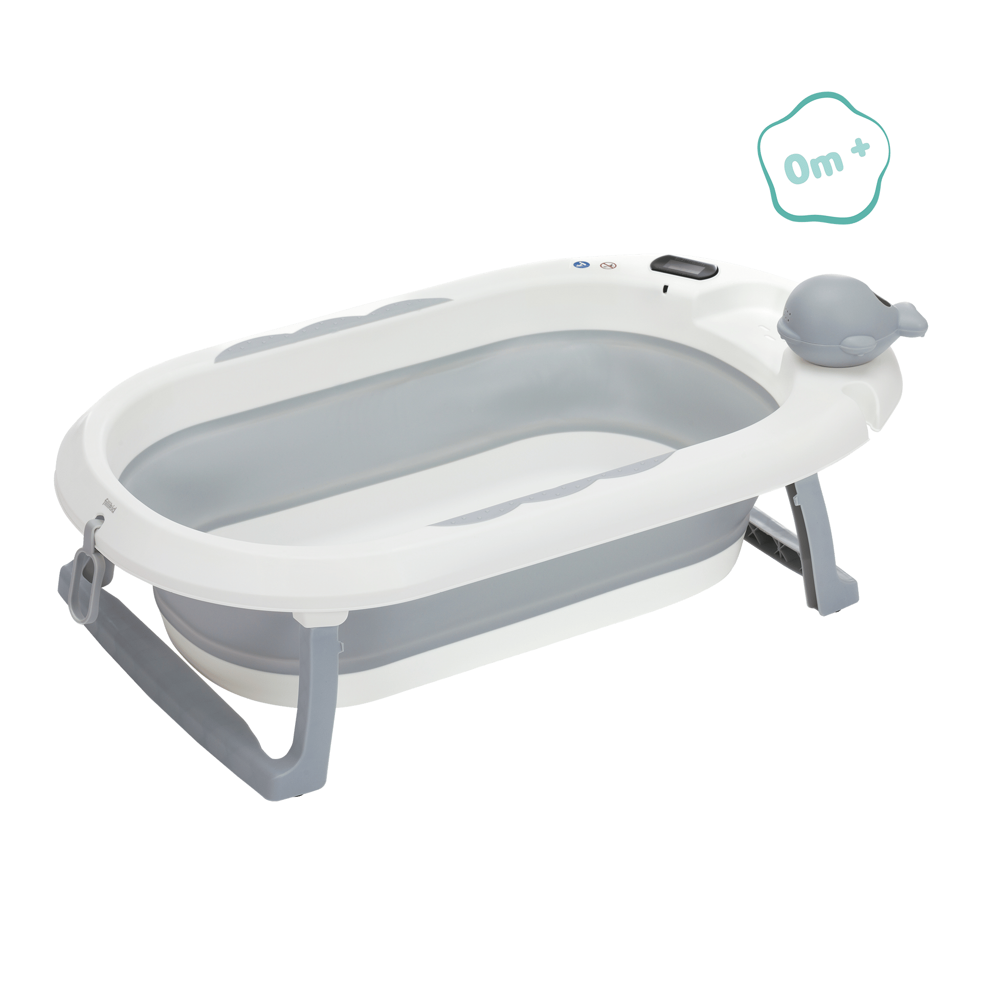 Badewanne Beluga grau