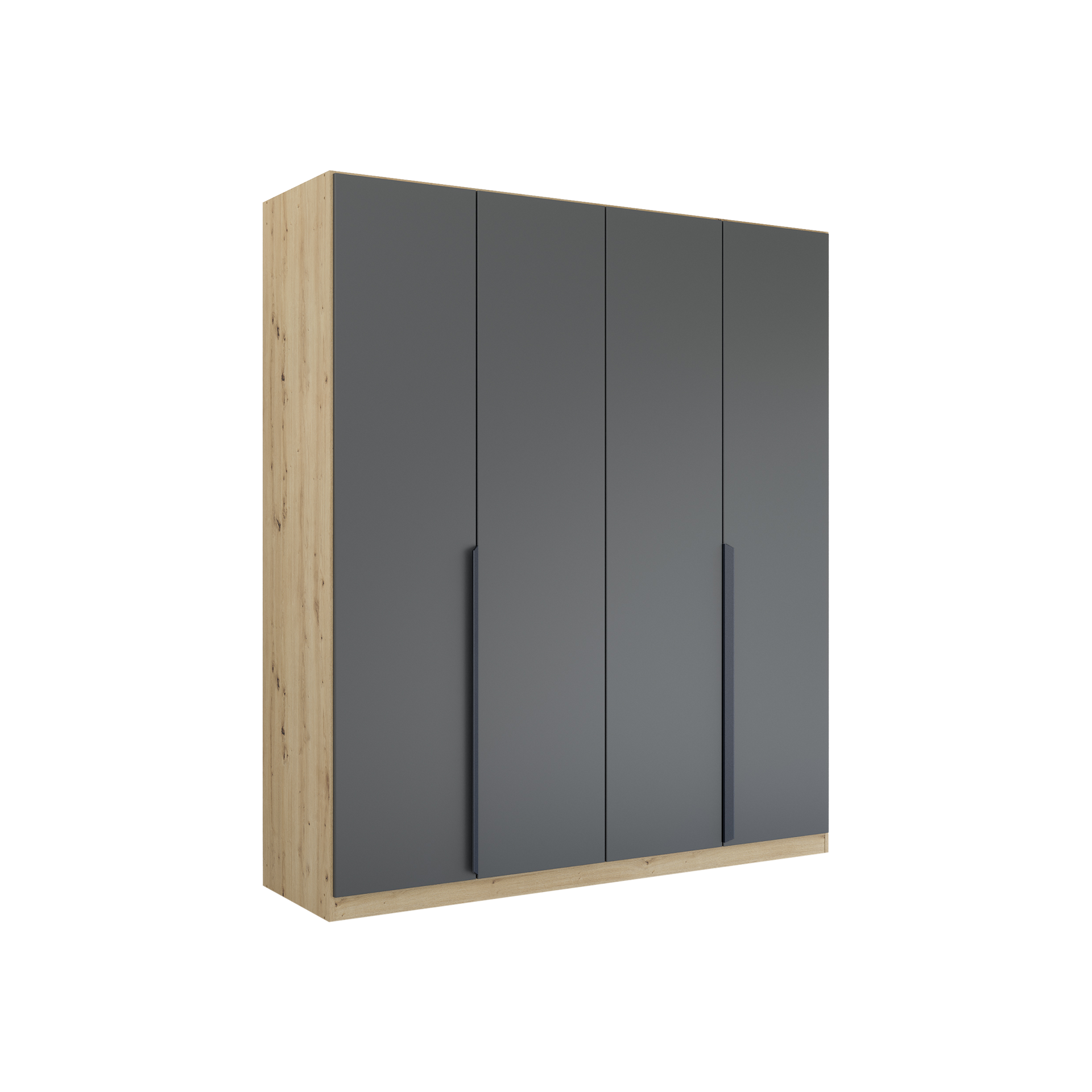 Drehtürenschrank Wildwest 4-türig Grau 524*181*210