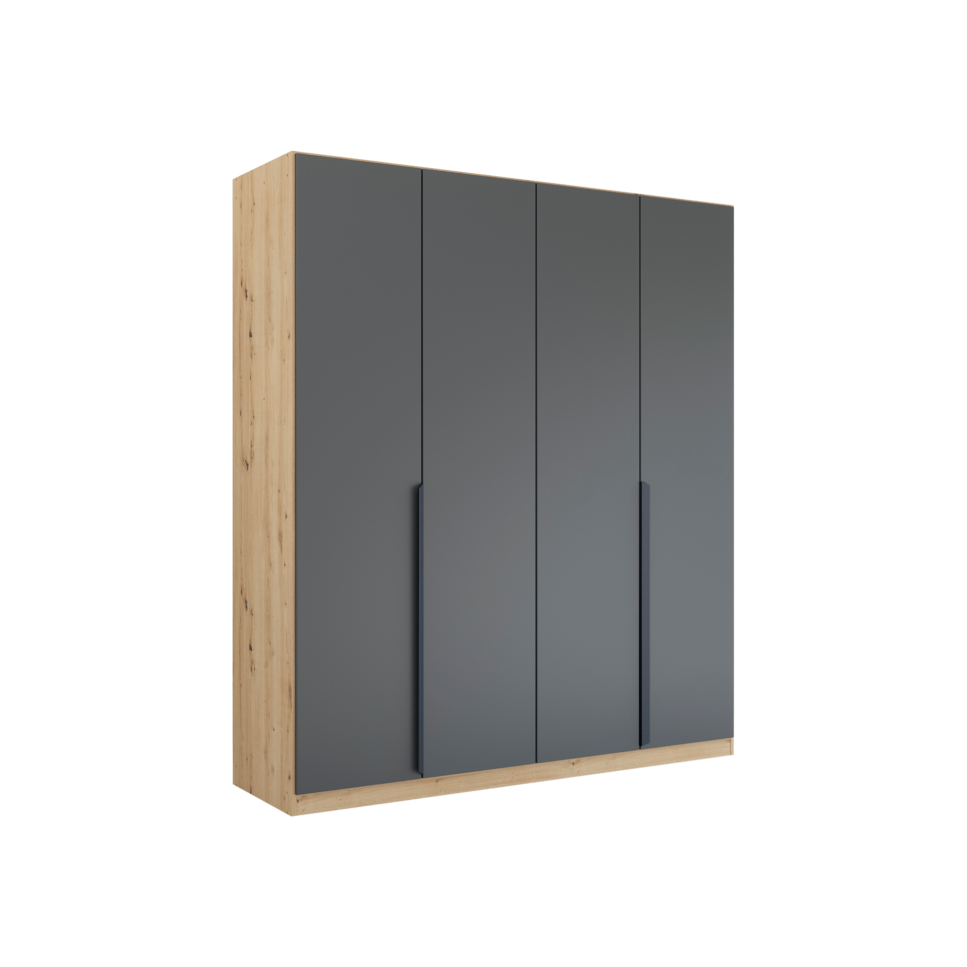 Drehtürenschrank Wildwest 4-türig Grau 524*181*210 Drehtürenschrank Wildwest 4-türig Grau 524*181*210