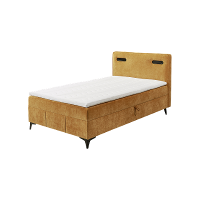 Boxbett Atea Gelb 120x200 cm