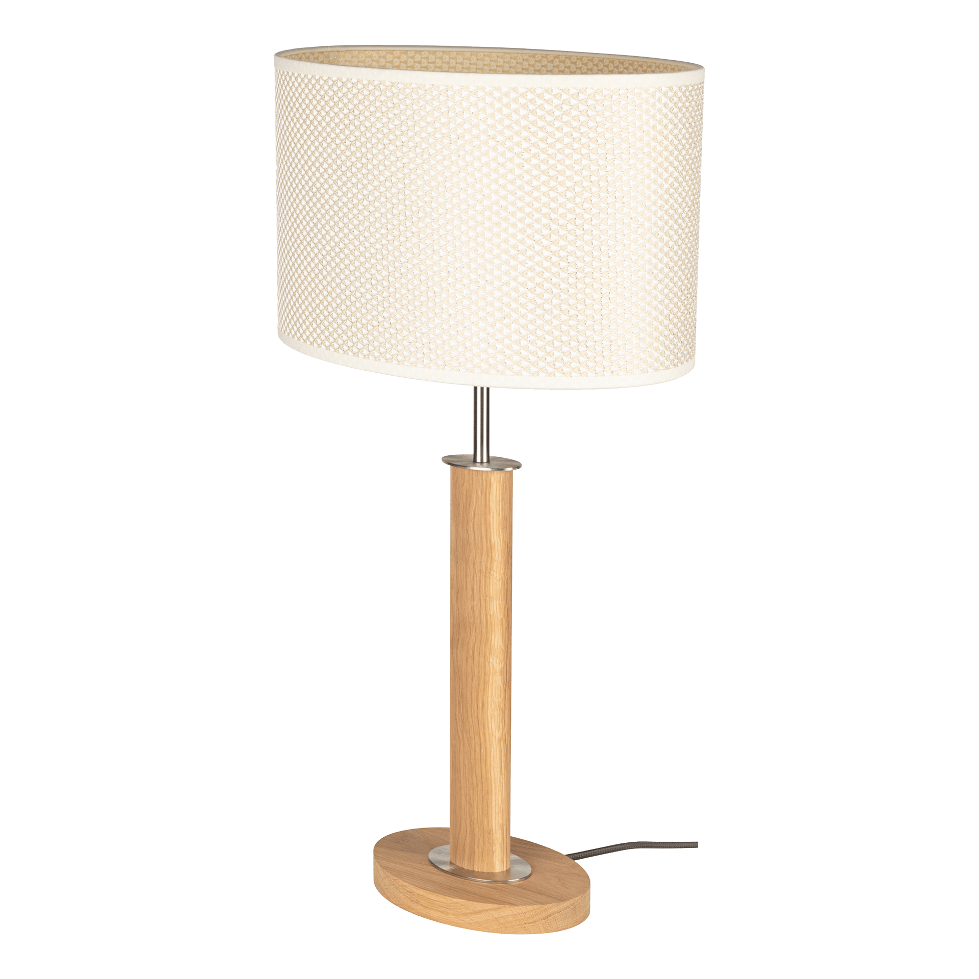 Tischleuchte Joanna Eichefarben, Beige, Silber Tischleuchte Joanna Eichefarben, Beige, Silber