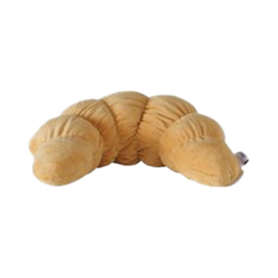 Kissen Croissant Braun cm