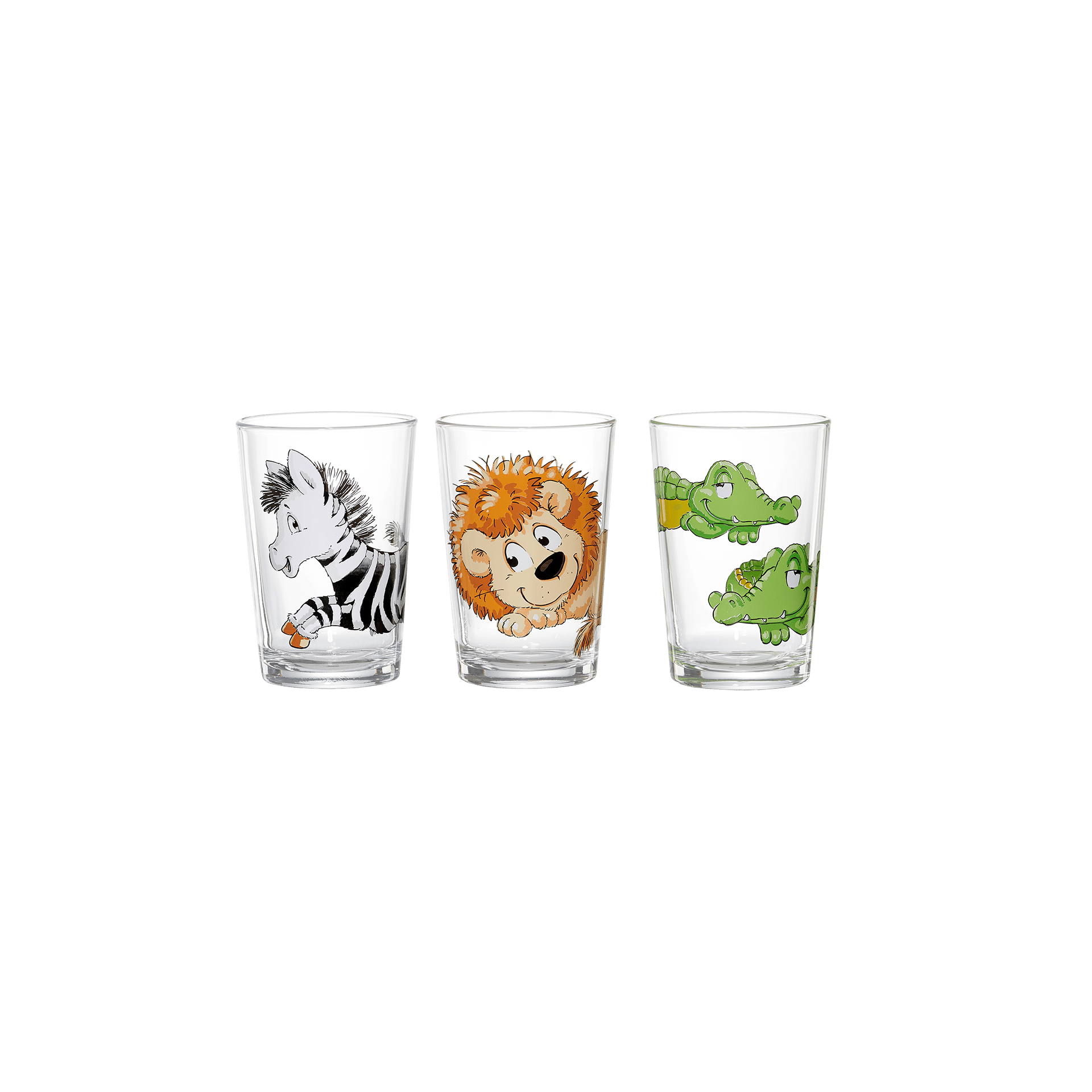 Gläser-Set Happy Zoo 3-teilig