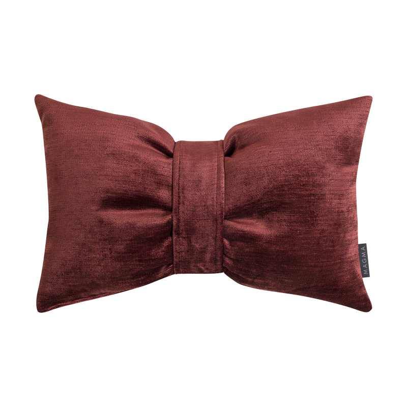 Kissen Rossini Weinrot 30x45cm