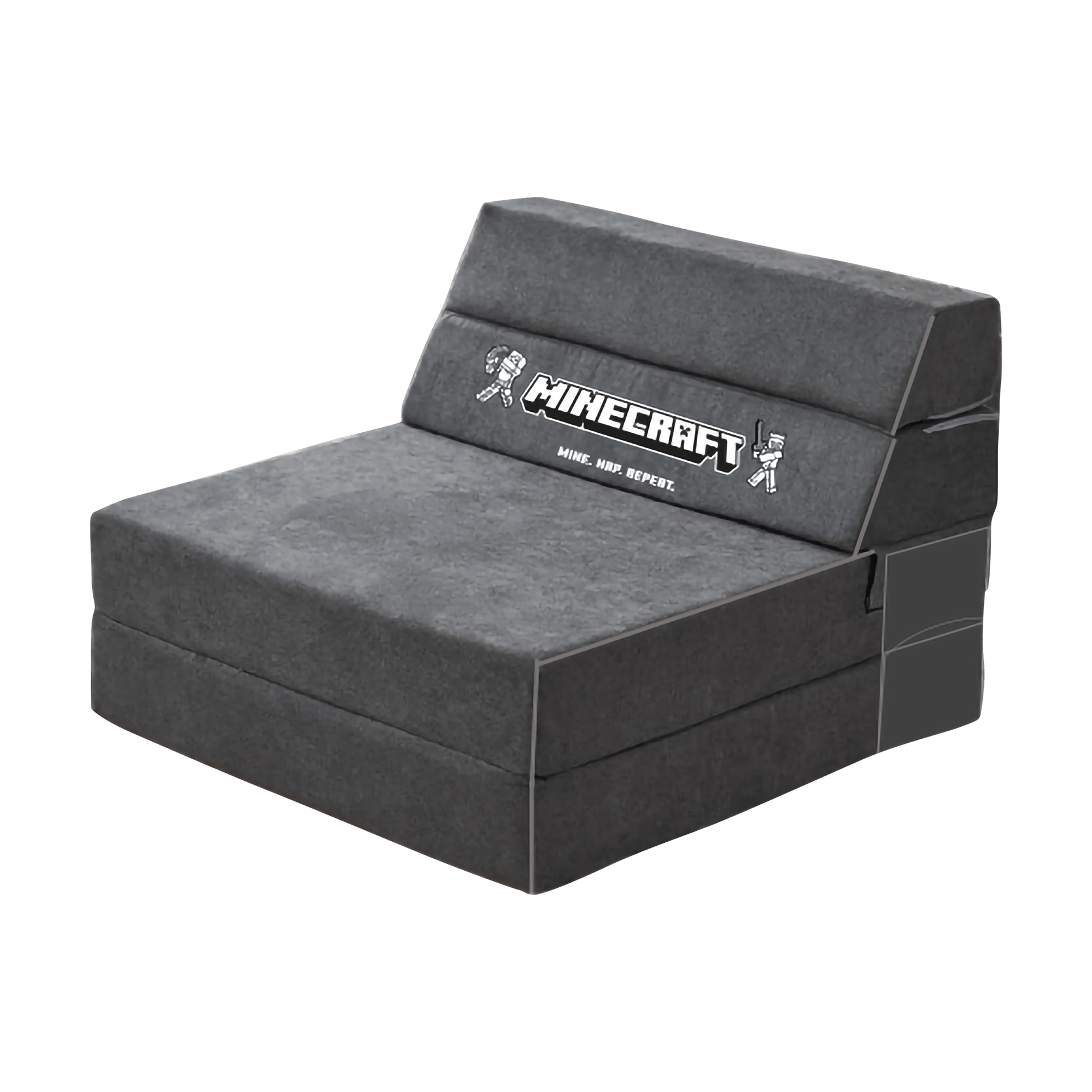 Minecraft Klappsessel MC Grau 120x200 cm