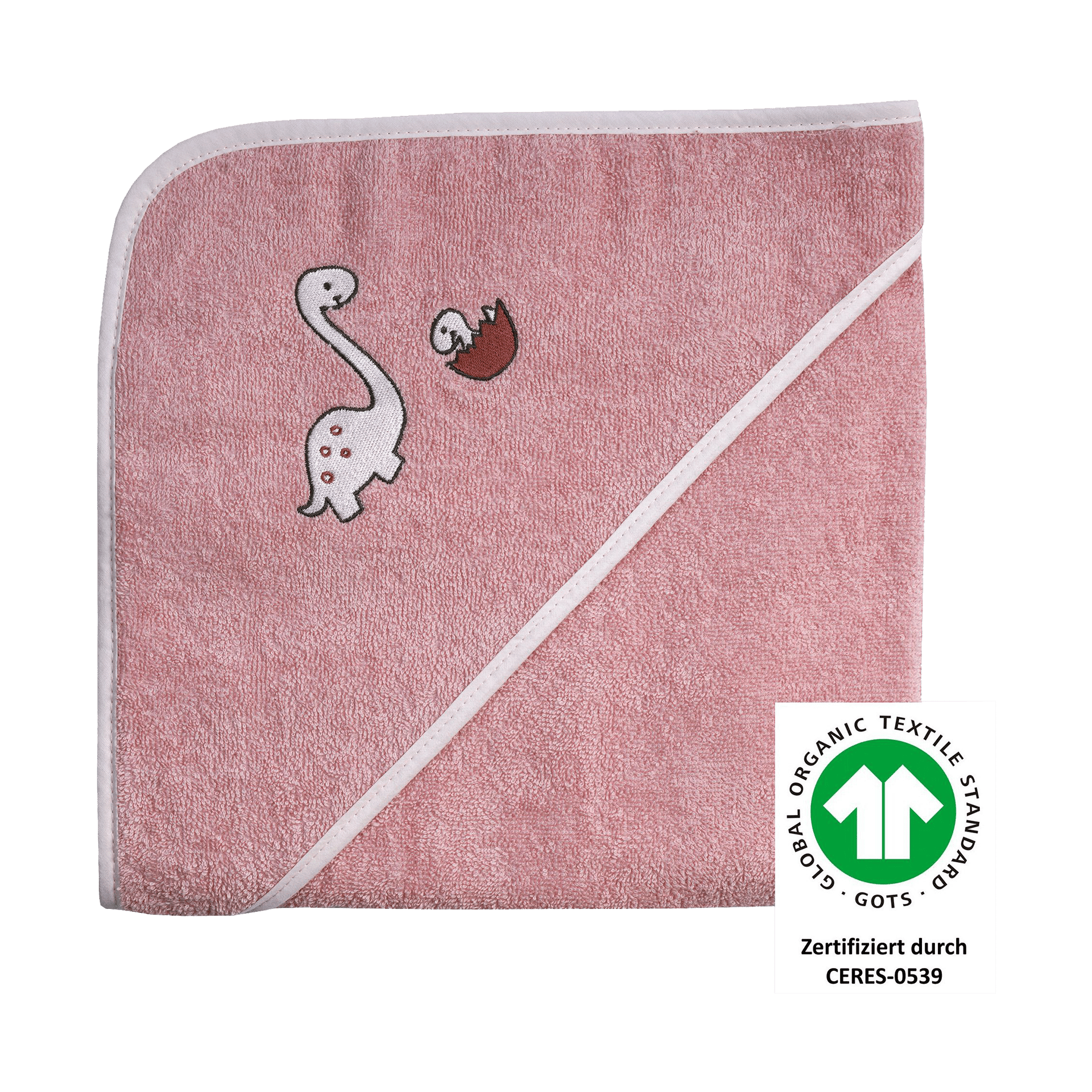 Badetuch Dinofamilie rosa Badetuch Dinofamilie rosa