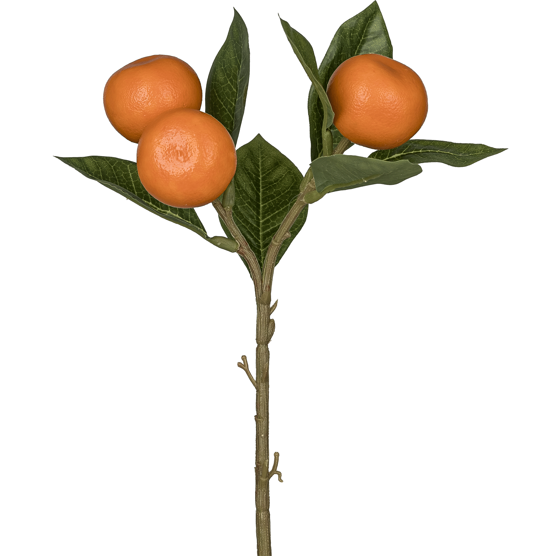 Kunstpflanze Mandarinenzweig Orange