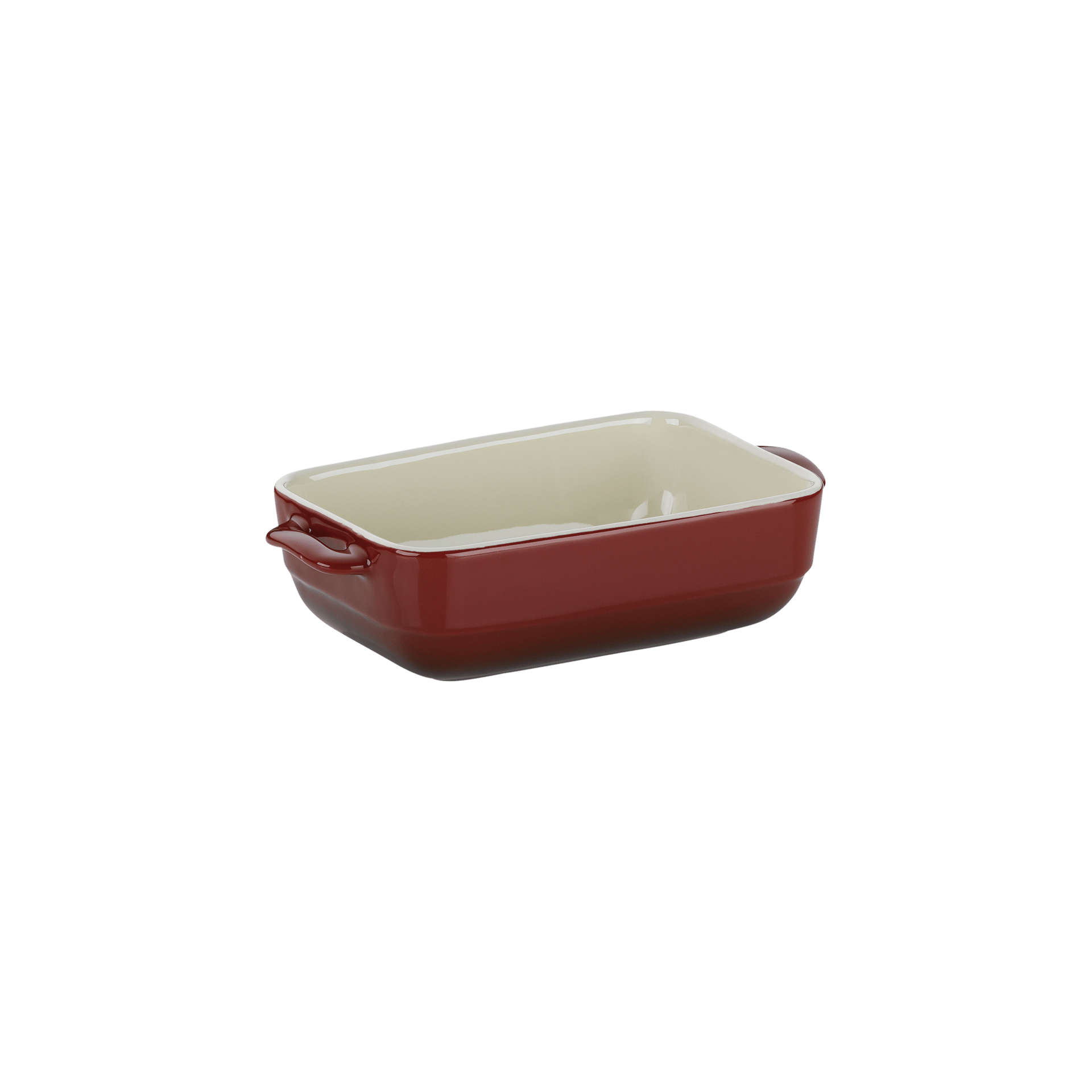 Auflaufform Malin Rot-Beige
