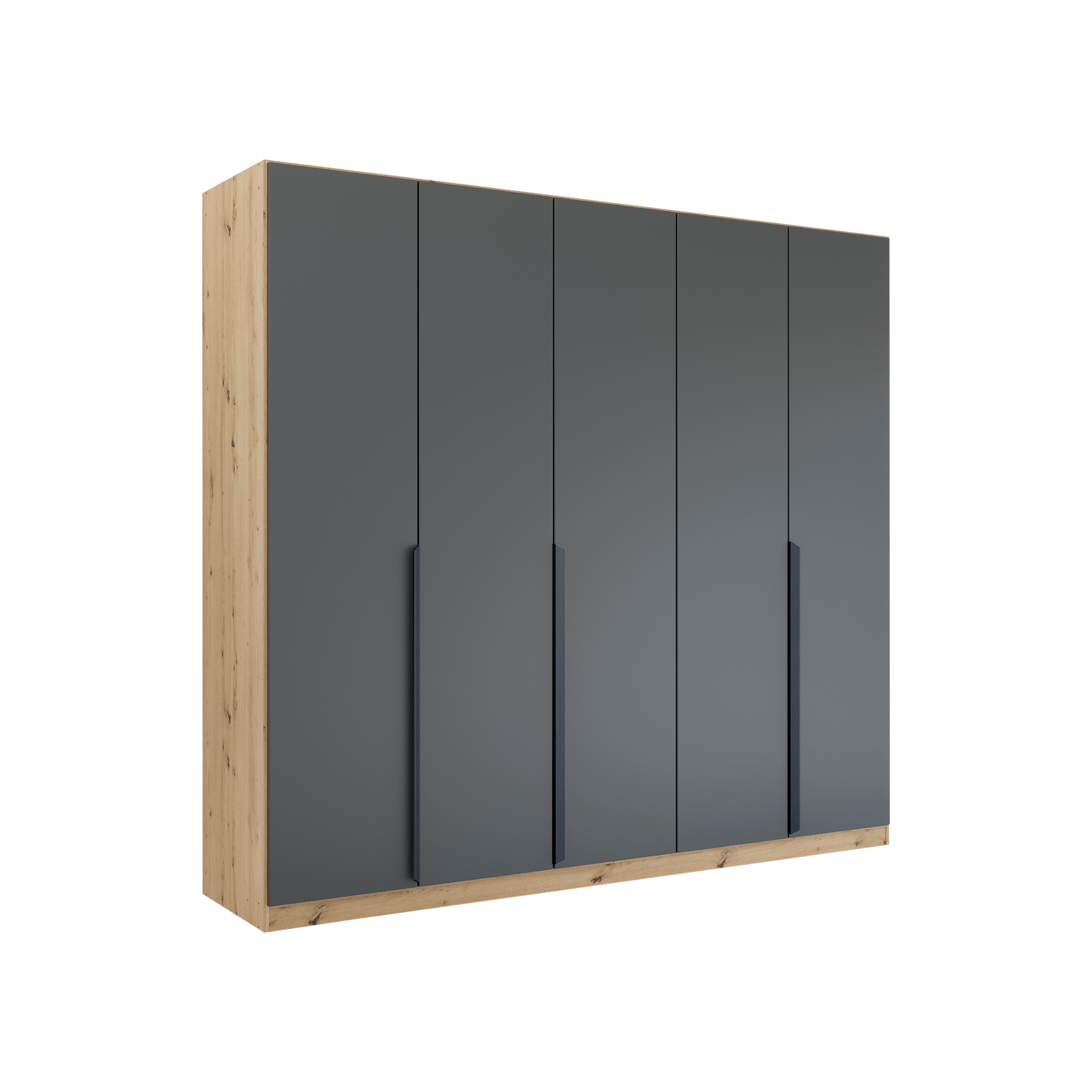 Drehtürenschrank Wildwest 5-türig Grau 54*226*210 Drehtürenschrank Wildwest 5-türig Grau 54*226*210