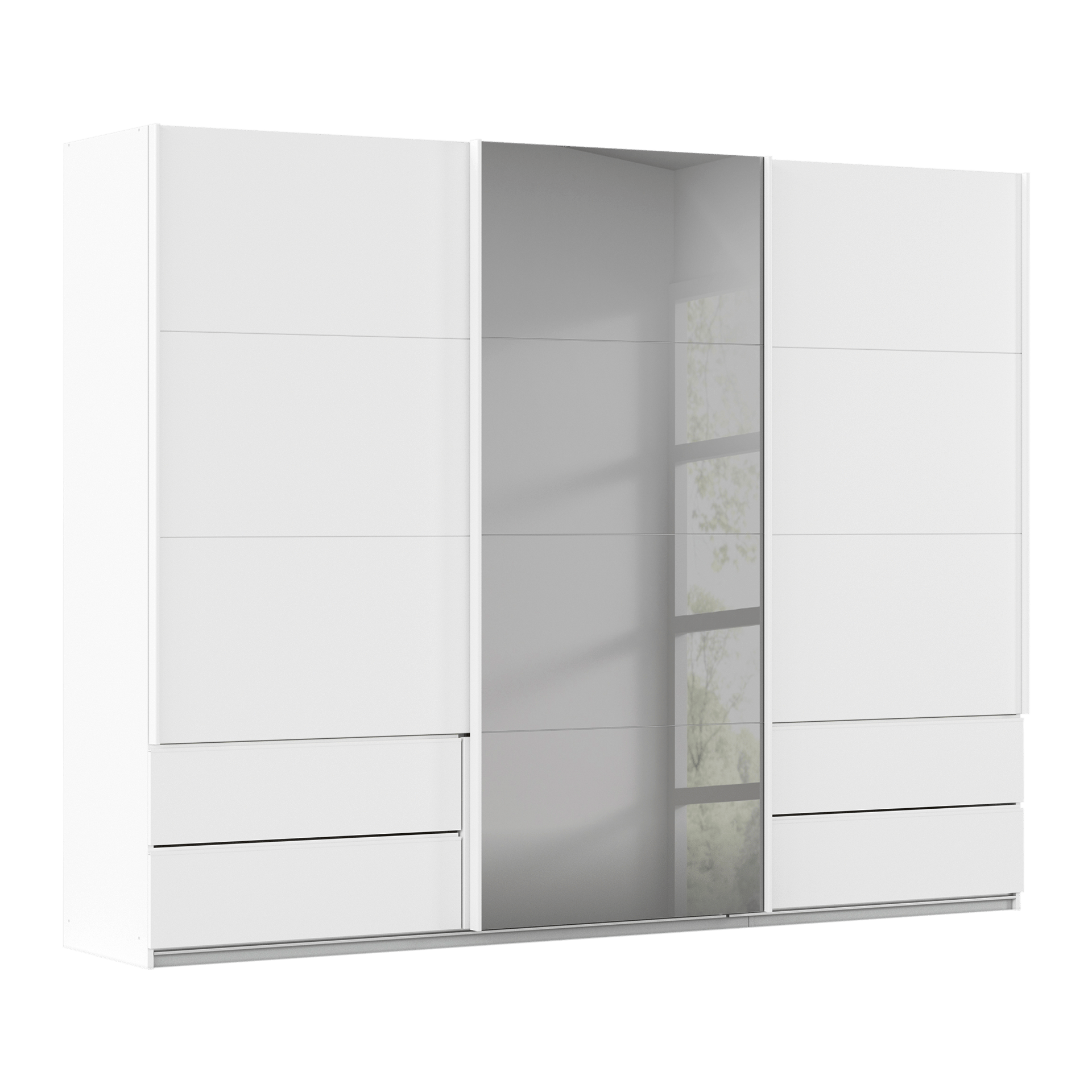 Schwebetürenschrank Elsa Weiß 62*278*214 Schwebetürenschrank Elsa Weiß 62*278*214