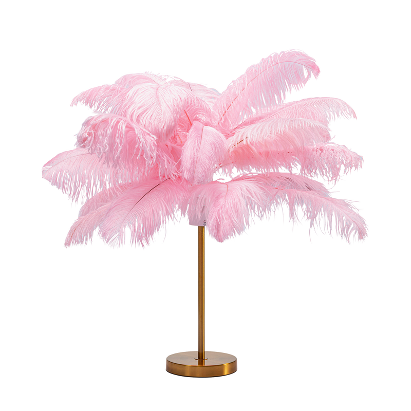 Kare Tischleuchte Feather Palm Rosa Kare Tischleuchte Feather Palm Rosa