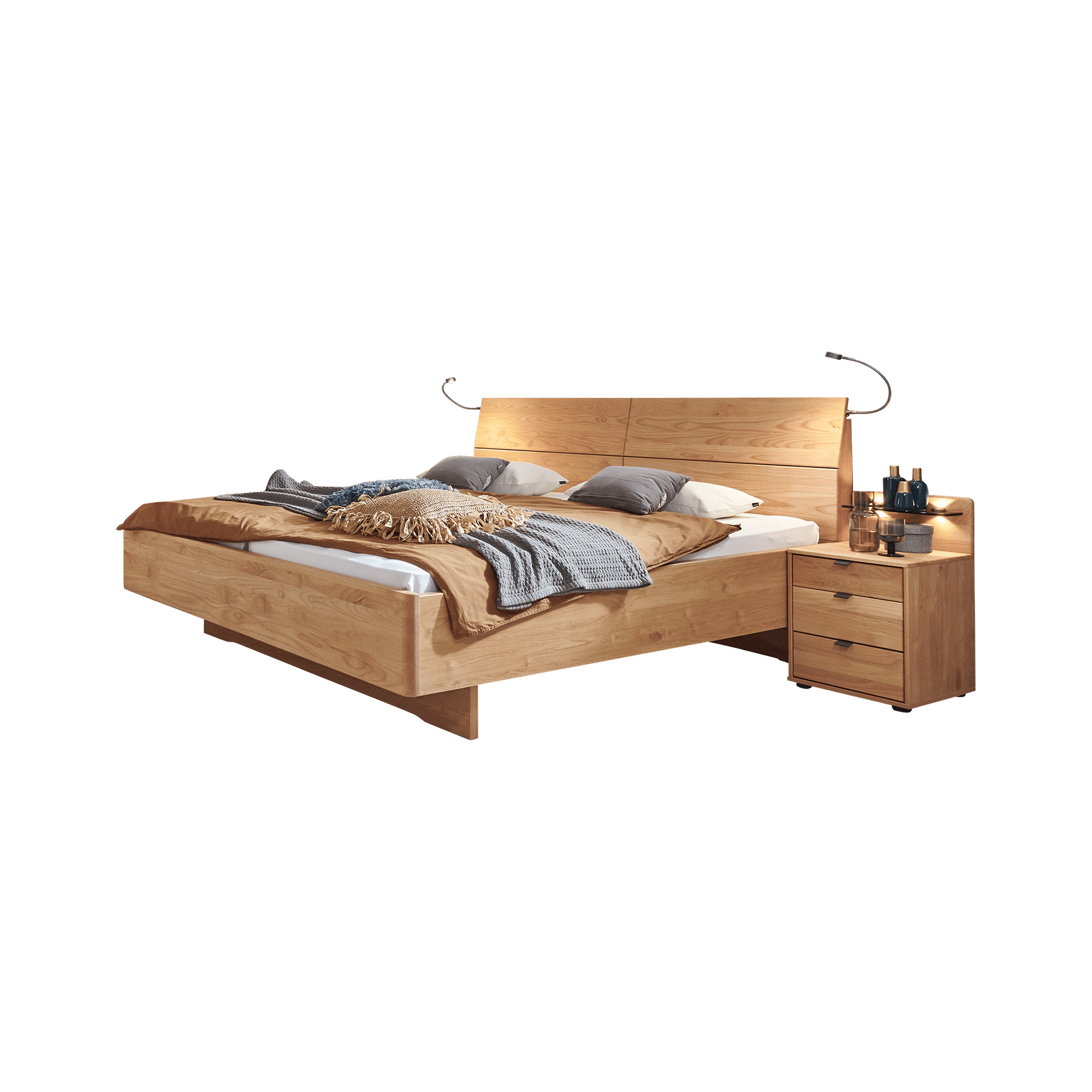 Spilker Bett Cesena 180x200 cm Holzfarben 216*189*102 Spilker Bett Cesena 180x200 cm Holzfarben 216*189*102
