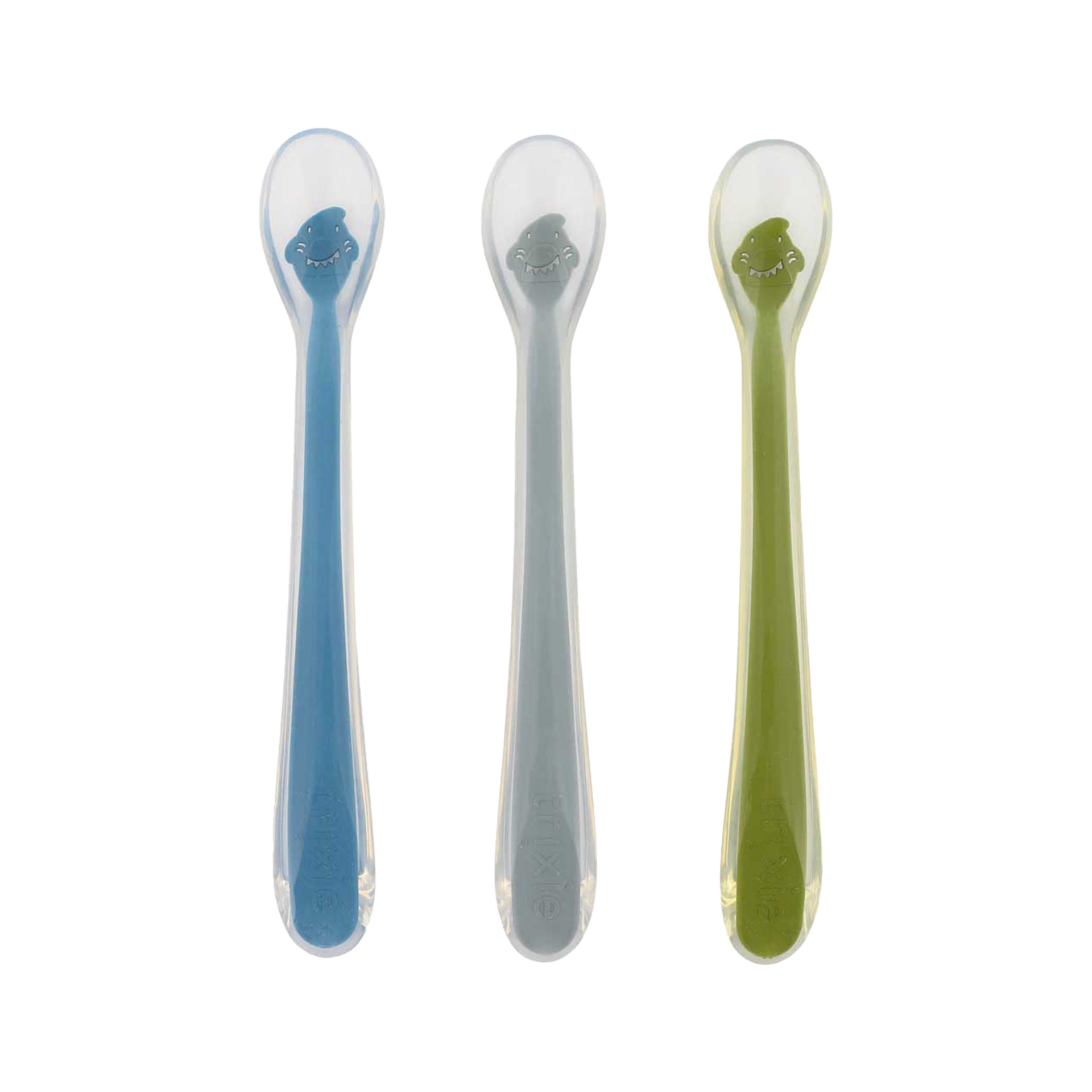 Babygeschirr Esslöffel für Babys 3-pack Mehrfarbig