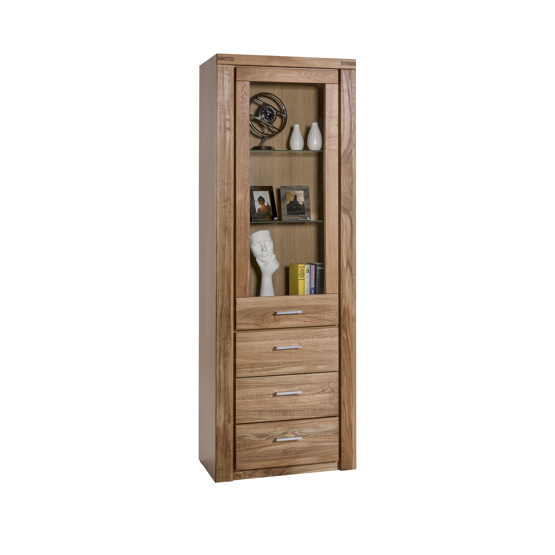 Novofurn Vitrine Tahira Eichefarben