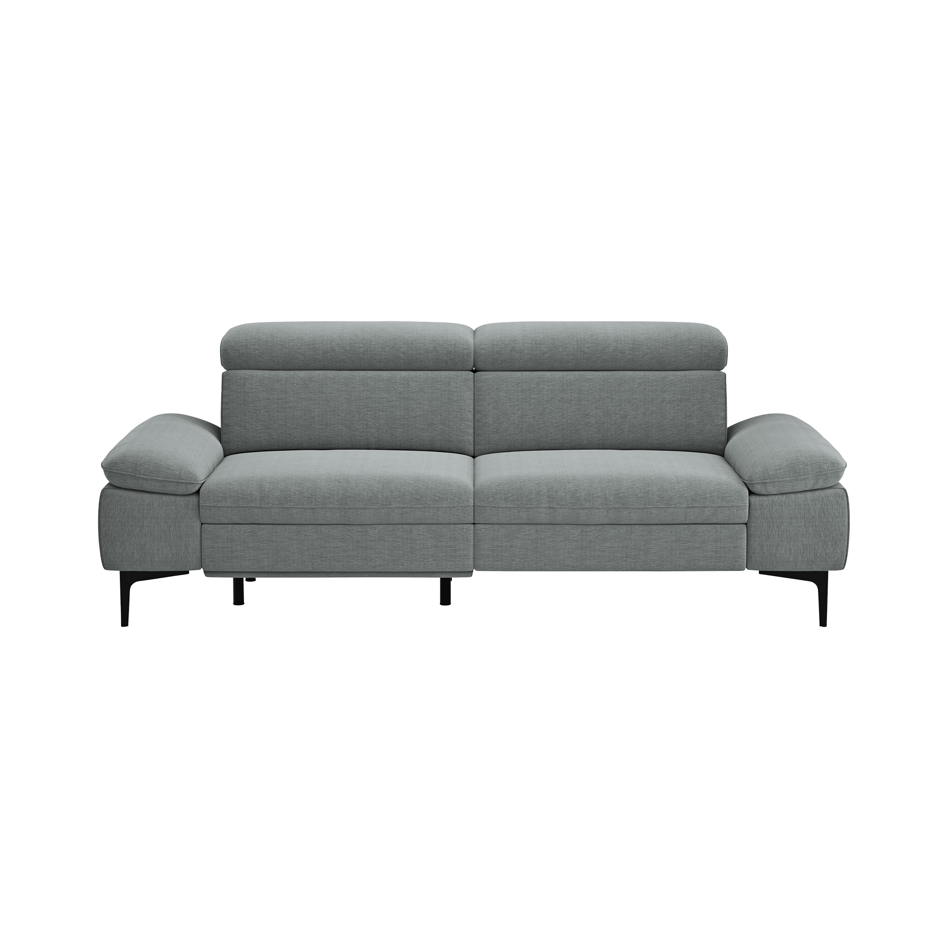 Global wohnen Sofa 3-Sitzer Felipa Plumb Rücken echt, Kopfteilverstellung, Relaxfunktion motorisch Global wohnen Sofa 3-Sitzer Felipa Plumb Rücken echt, Kopfteilverstellung, Relaxfunktion motorisch