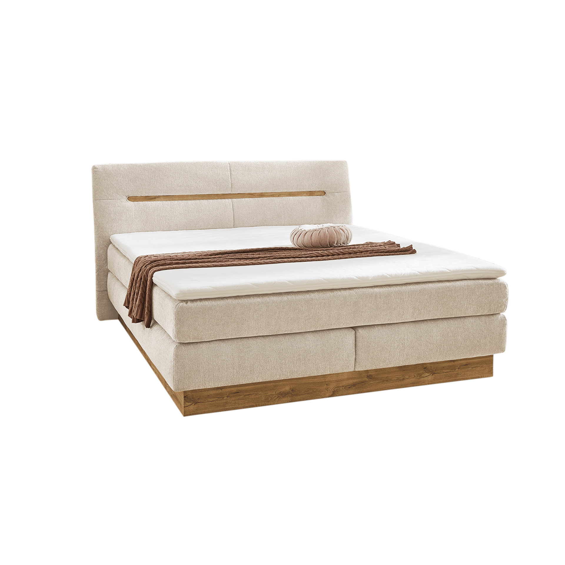 Spilker Boxspringbett Nyborg Beige 180x200 cm