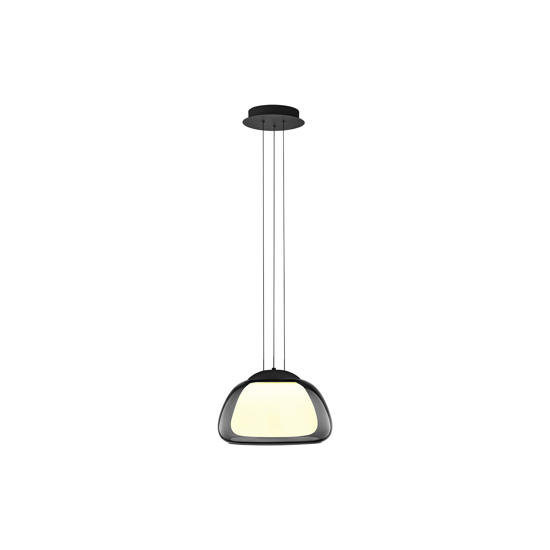 Pendelleuchte LUXXO Schwarz Grau