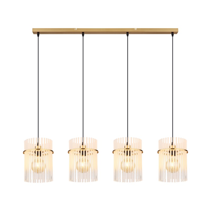Pendelleuchte GORLEY Goldfarben Matt