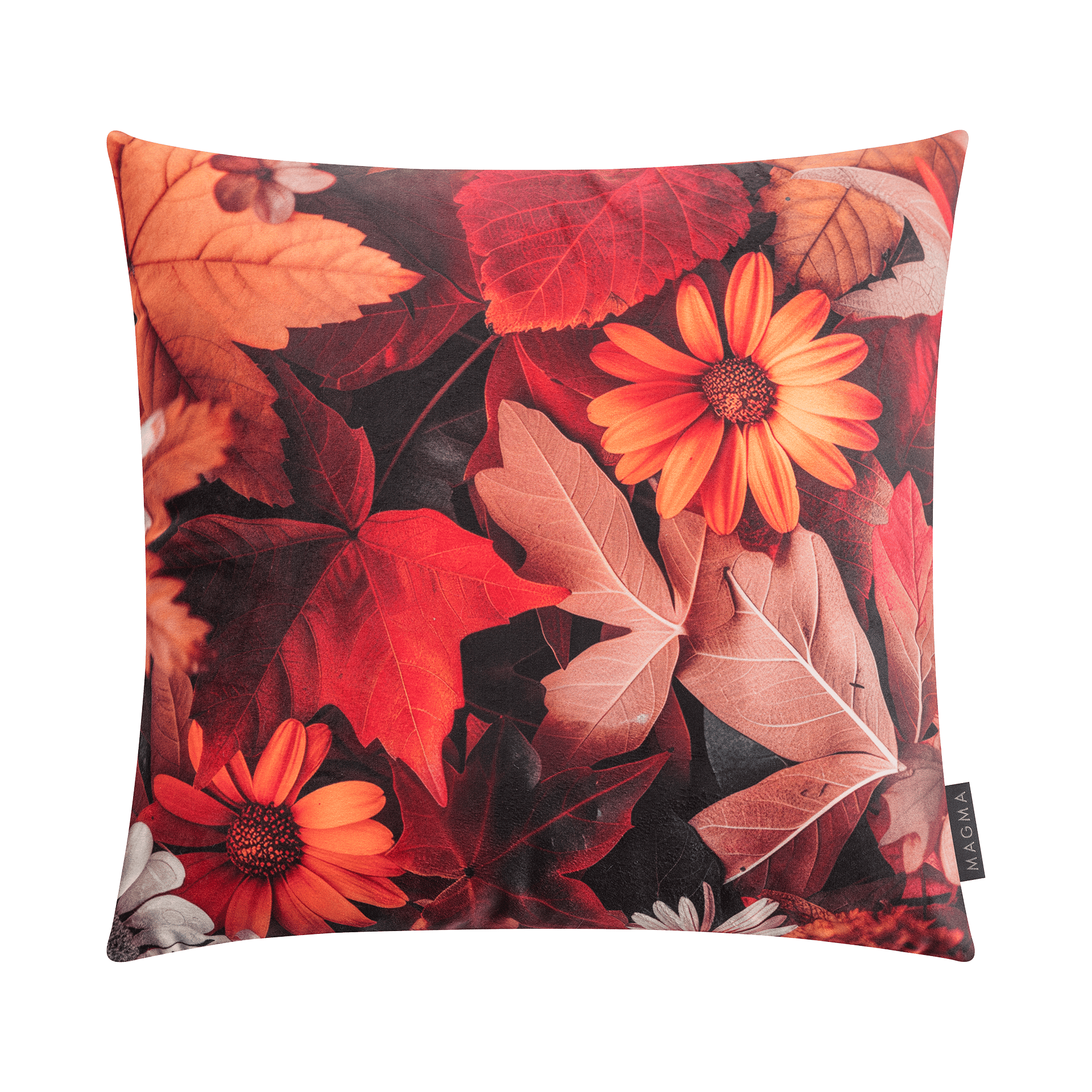 Kissenhülle Fleurs Rost 45x45cm
