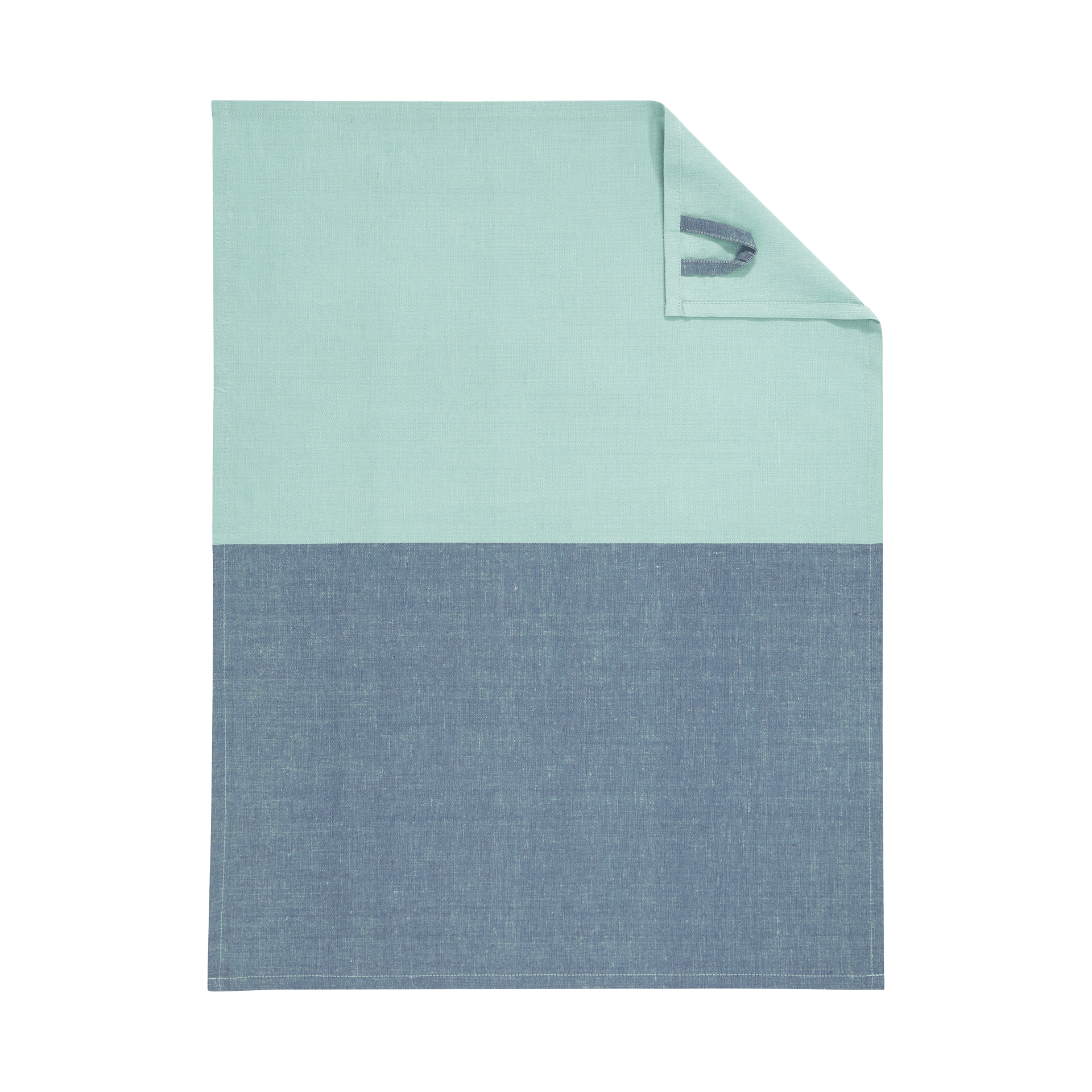 Geschirrhandtuch Duo Cuisine Mint, Nachtblau 50x70