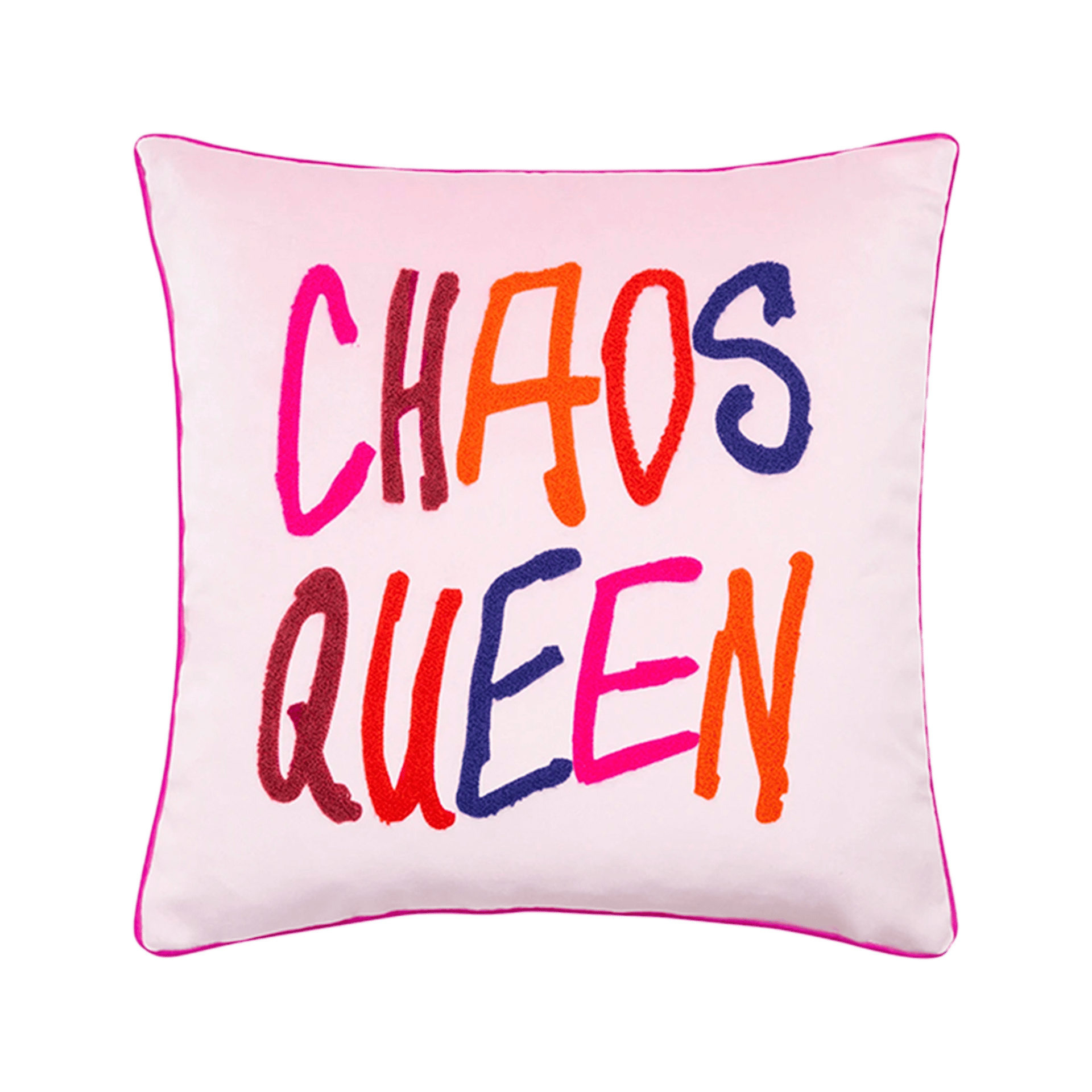 Kissenhülle Letters Chaosqueen Rose 40x40cm Kissenhülle Letters Chaosqueen Rose 40x40cm