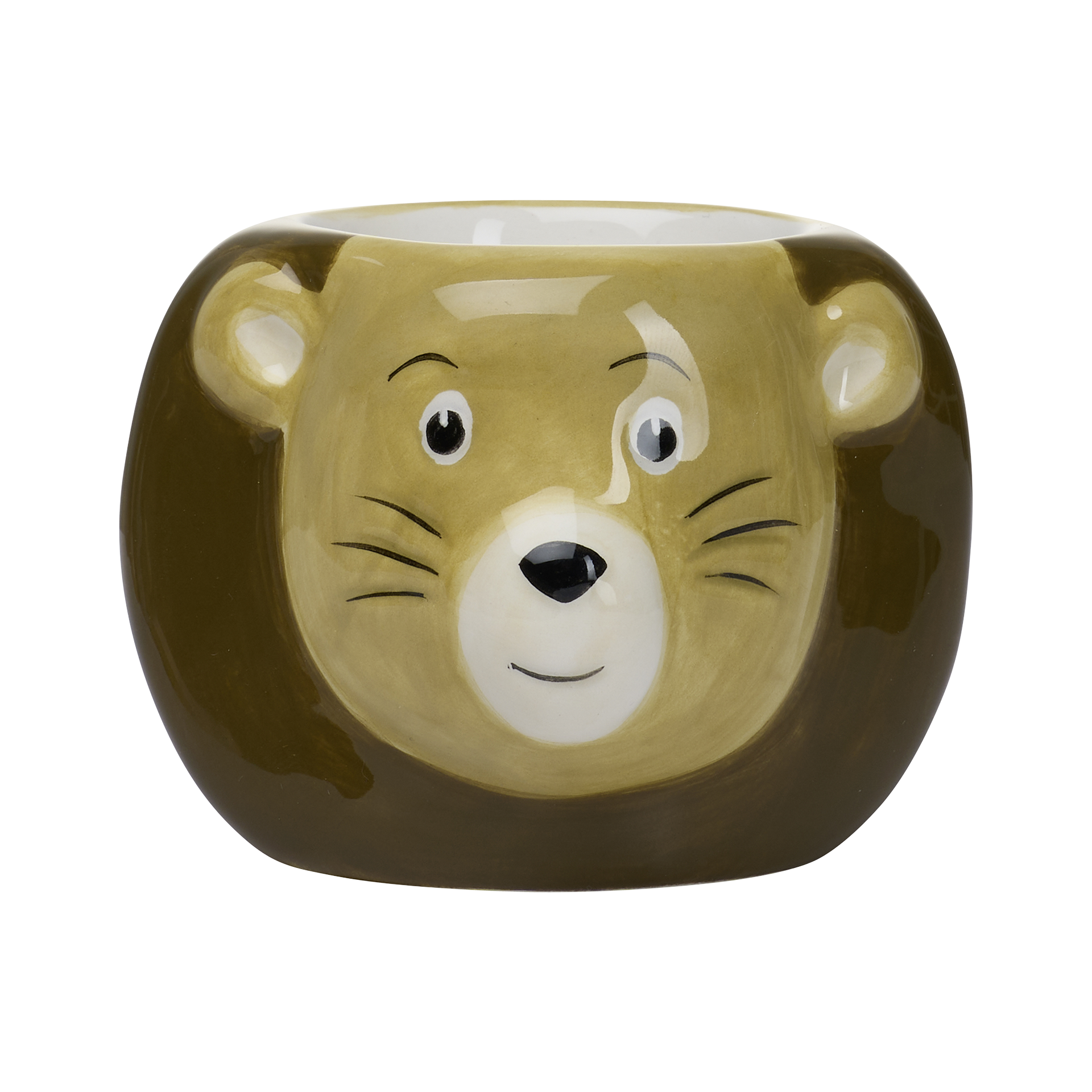 Eierbecher Tiere Beige-Braun