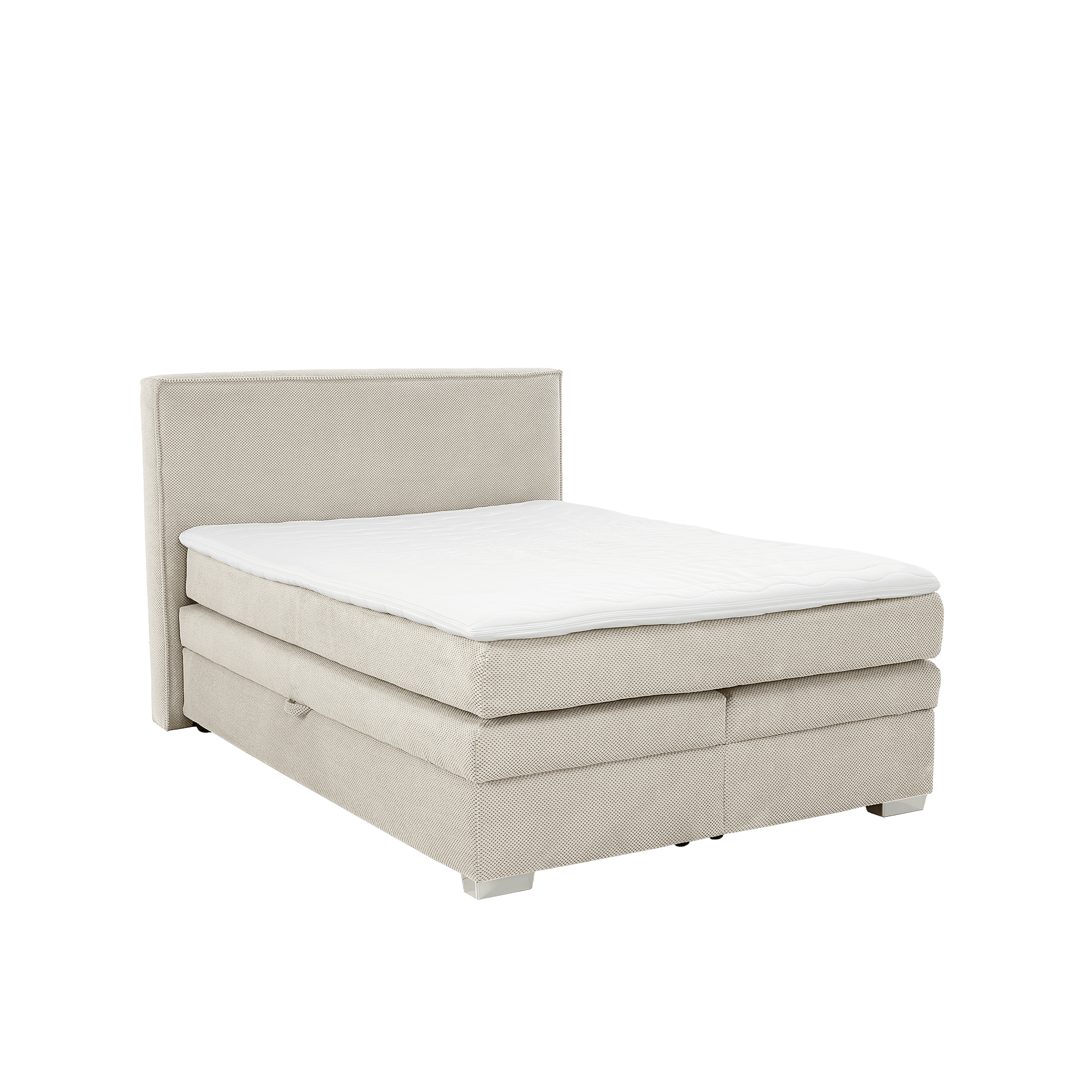 Boxspringbett Ariane Beige 140x200 cm Boxspringbett Ariane Beige 140x200 cm