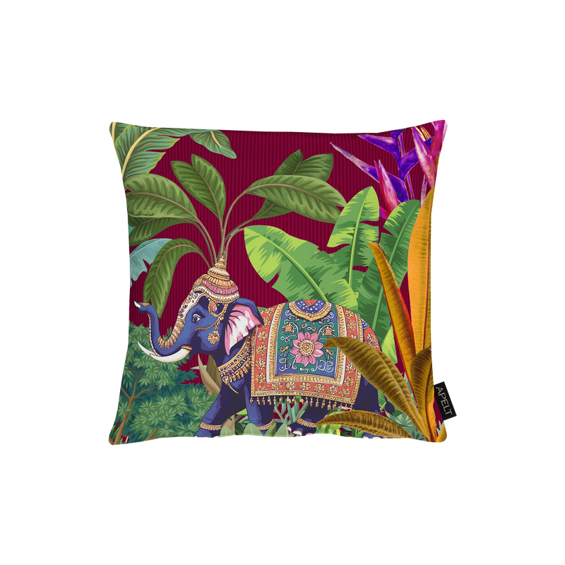 Kissen Samu Bordeauxrot 45x45cm Kissen Samu Bordeauxrot 45x45cm