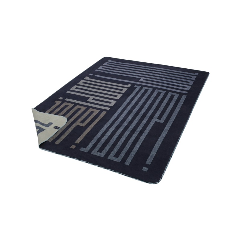 JOOP! Decke Bars Navy 150x200cm JOOP! Decke Bars Navy 150x200cm