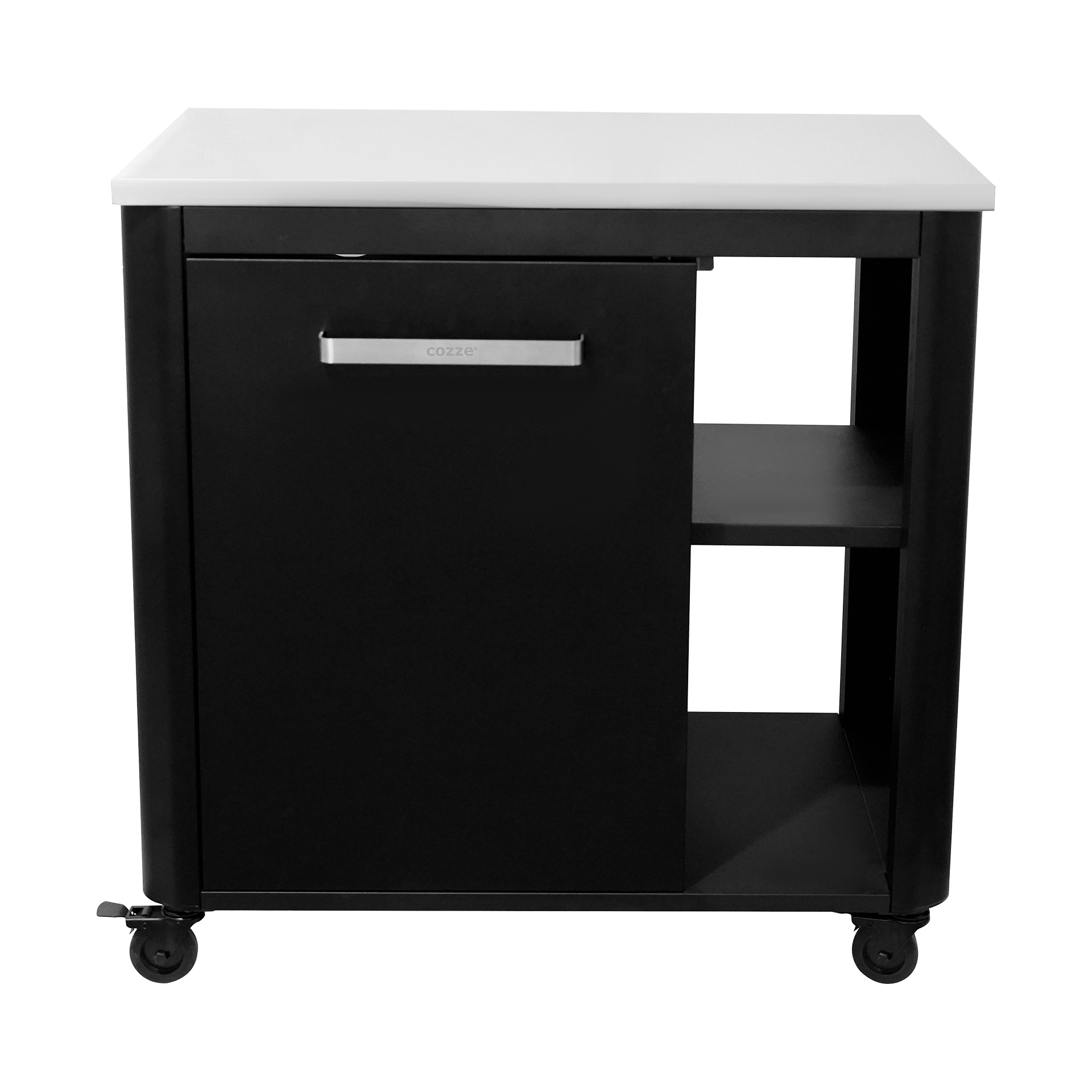 cozze® Gartenschrank Outdoorküche Schwarz 60*90*90