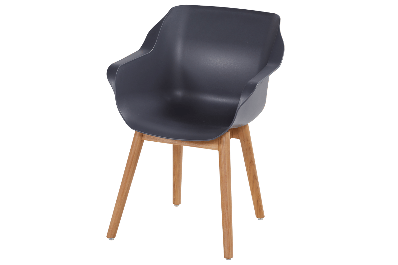 Hartman Gartensessel Sophie Teak Anthrazit Hartman Gartensessel Sophie Teak Anthrazit