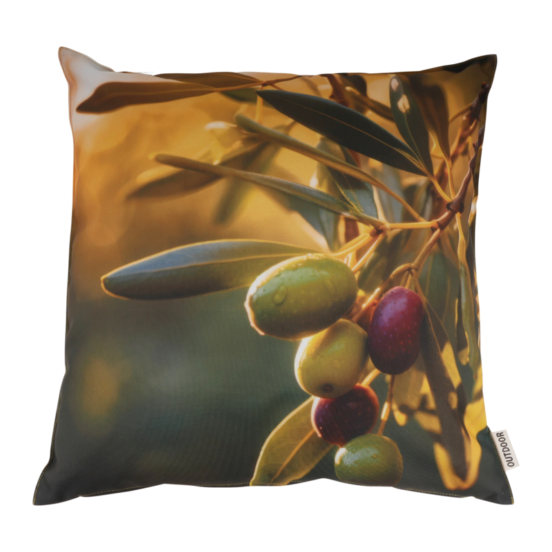 Outdoor-Kissen Oliven Grün 45x45cm