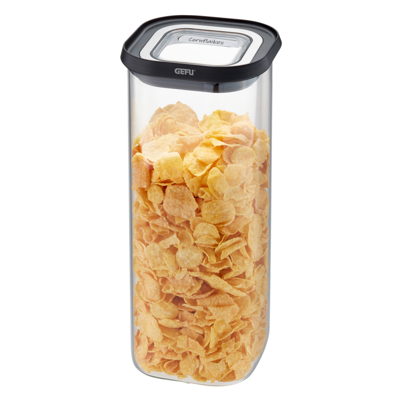 Gefu Vorratsdose Pantry Schwarz-Silber Gefu Vorratsdose Pantry Schwarz-Silber