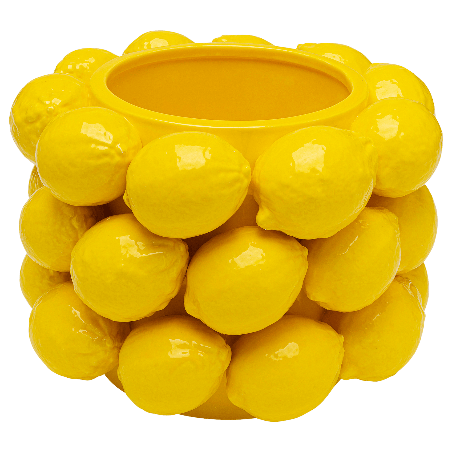 Kare Vase Lemon Juice Gelb