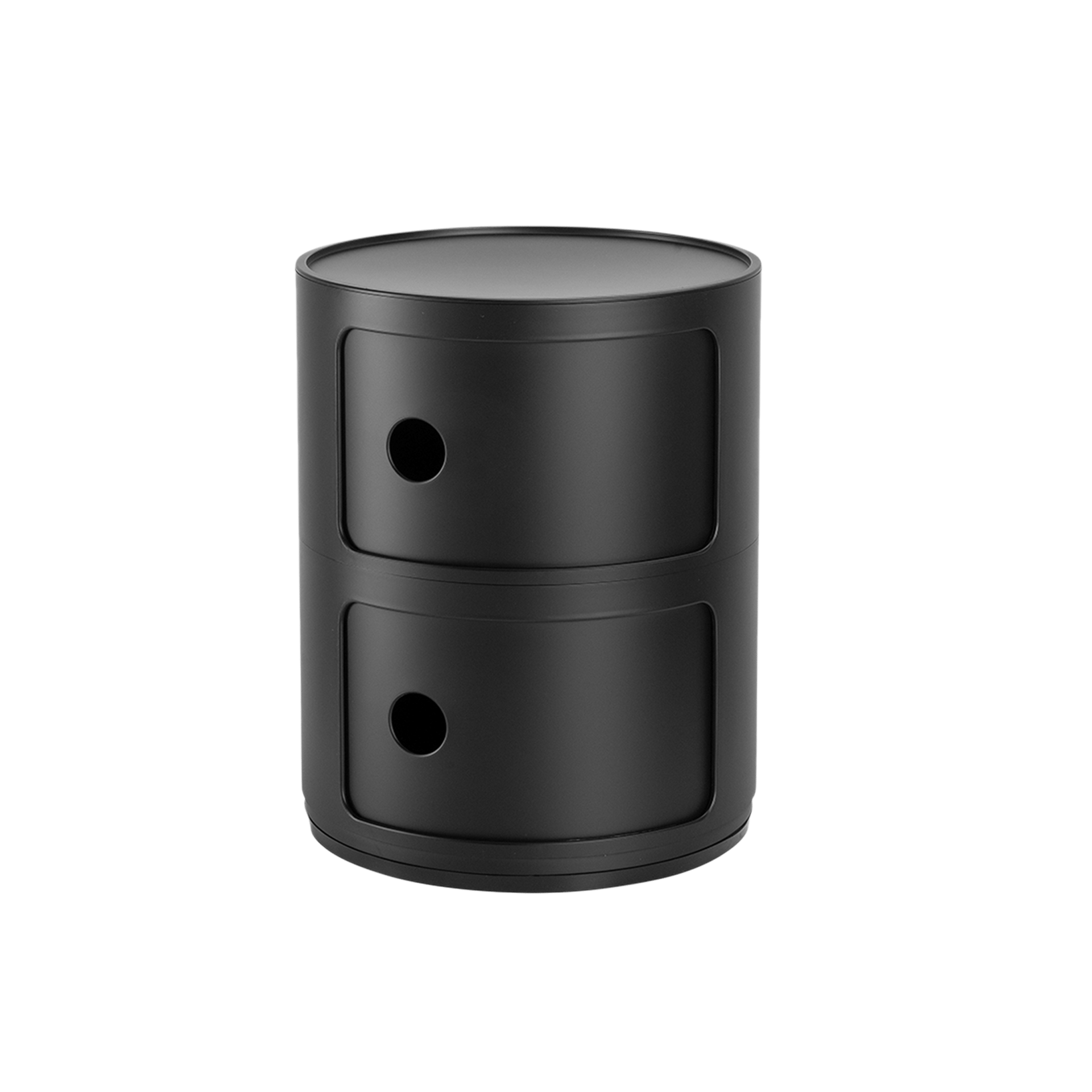 Kartell® Container Componibili Recycled Schwarz matt