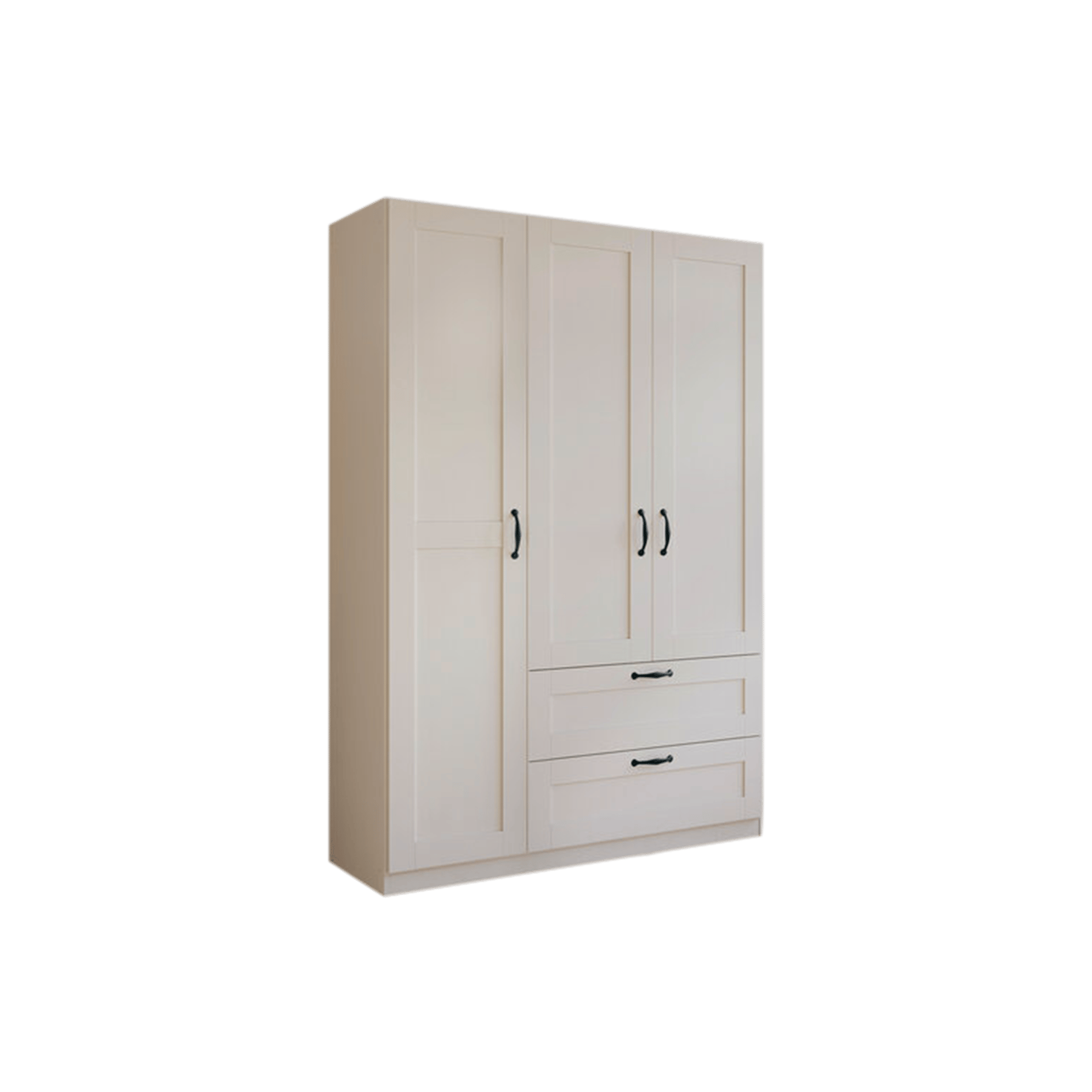 Extroflex Drehtürenschrank Roman-Spin 3-türig Weiß 52*136*210 Extroflex Drehtürenschrank Roman-Spin 3-türig Weiß 52*136*210